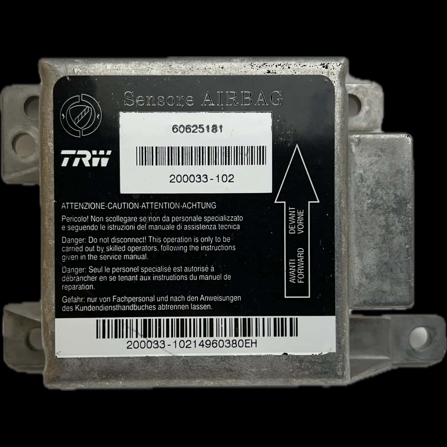 Réparation calculateur airbag Alfa Romeo GTV 916