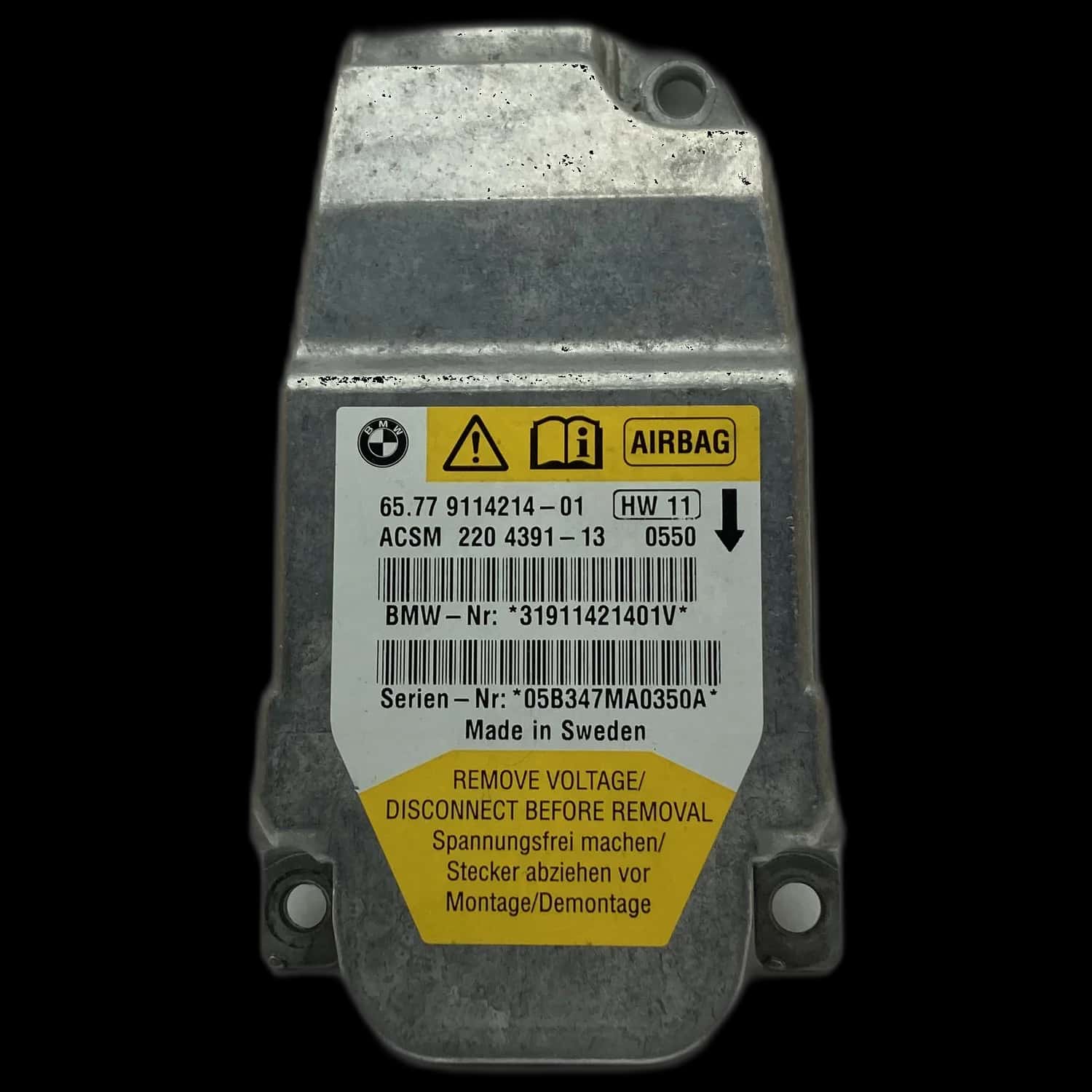 Réparation calculateur airbag BMW Série 5 E60 Berline