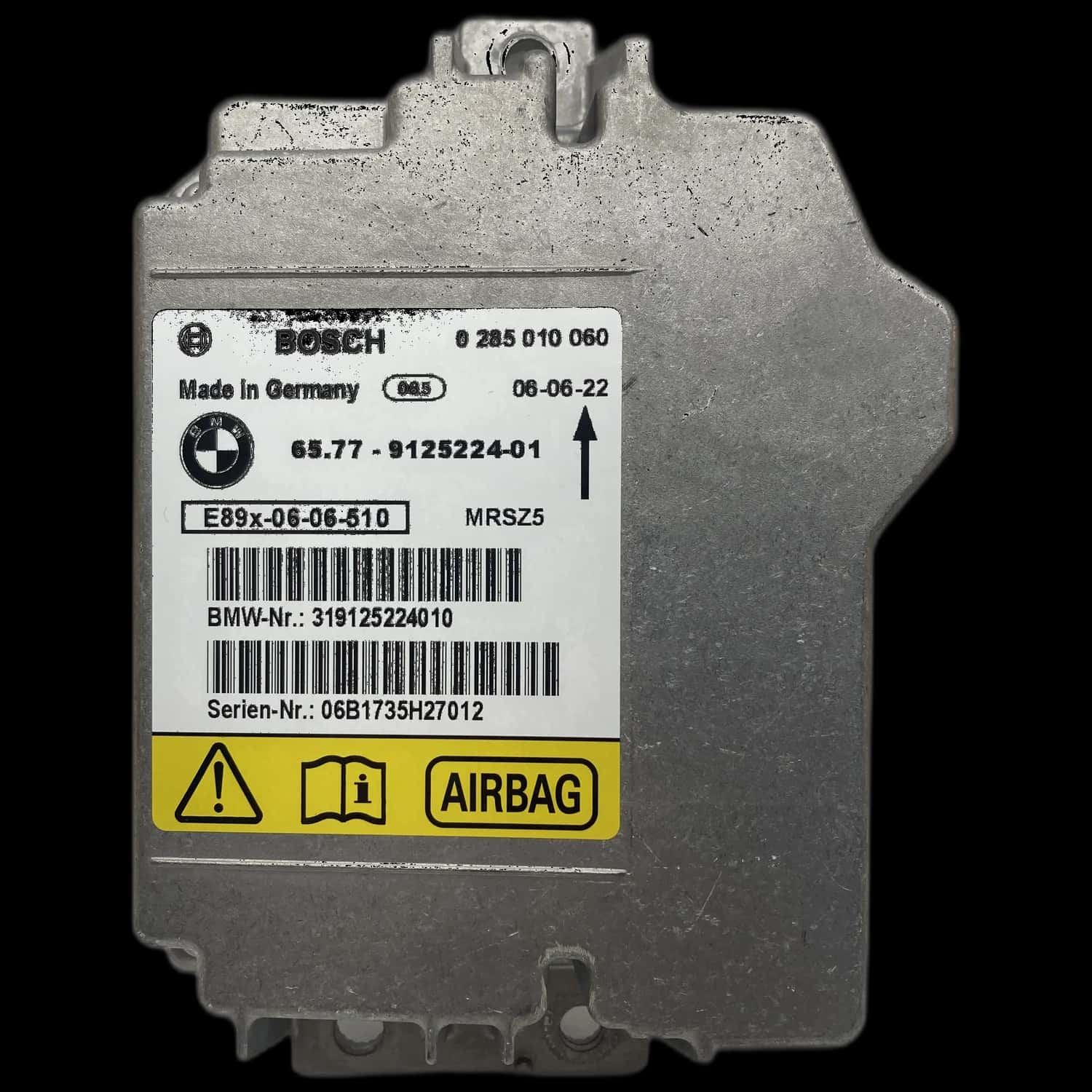Réparation calculateur airbag BMW M3 E90 Berline