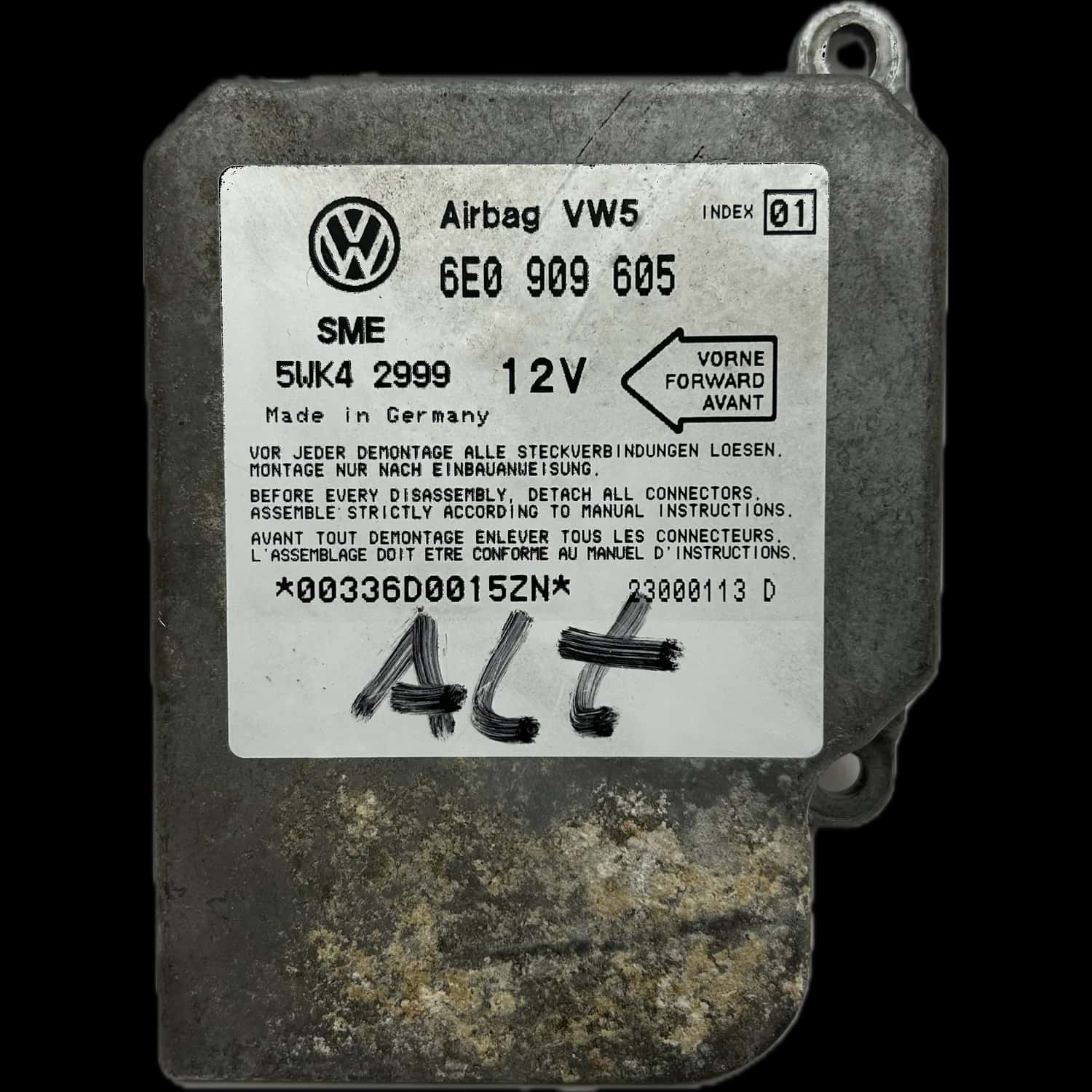 Volkswagen Lupo 6X Réparation calculateur airbag
