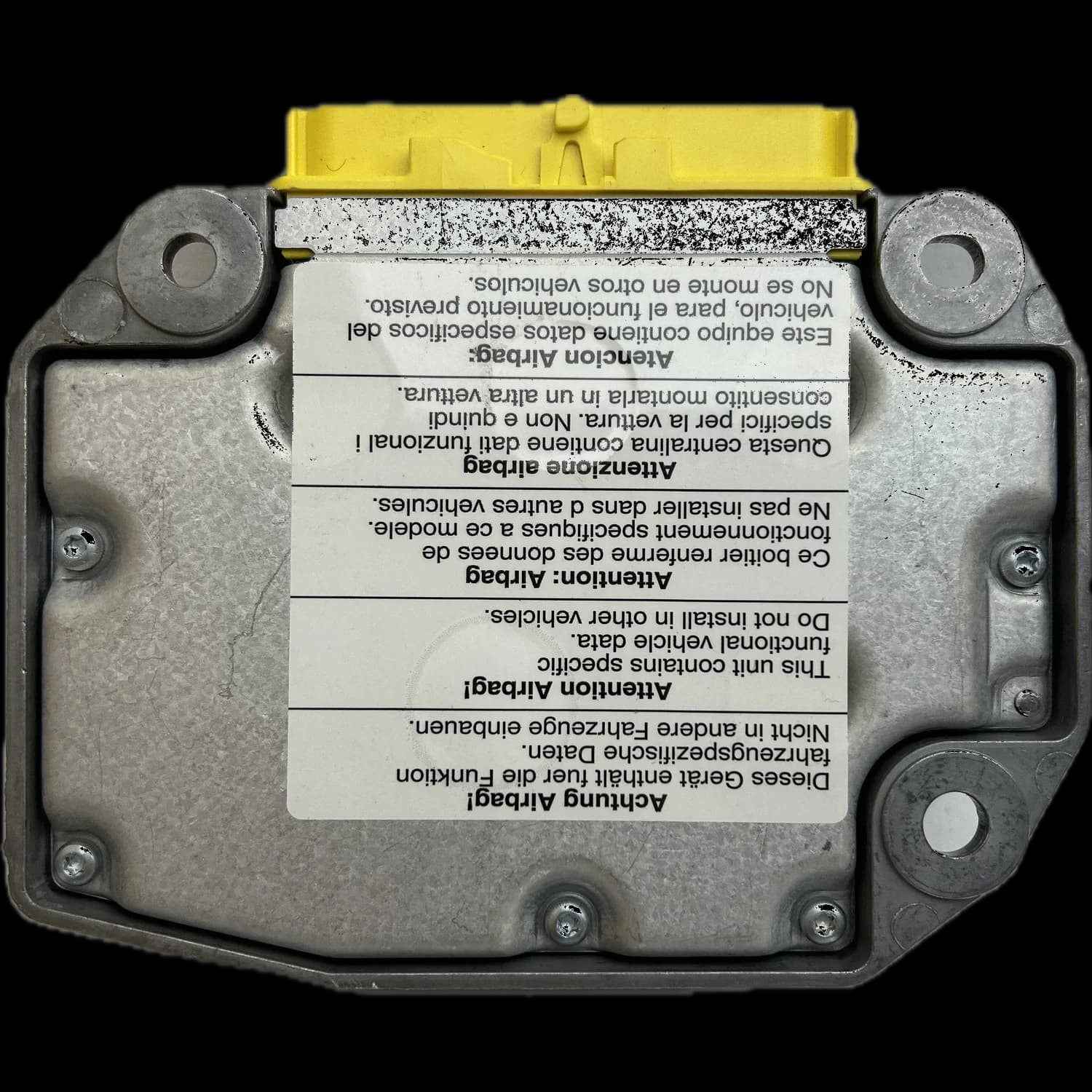 Calculateur airbag 6Q0909605AF, Face arrière