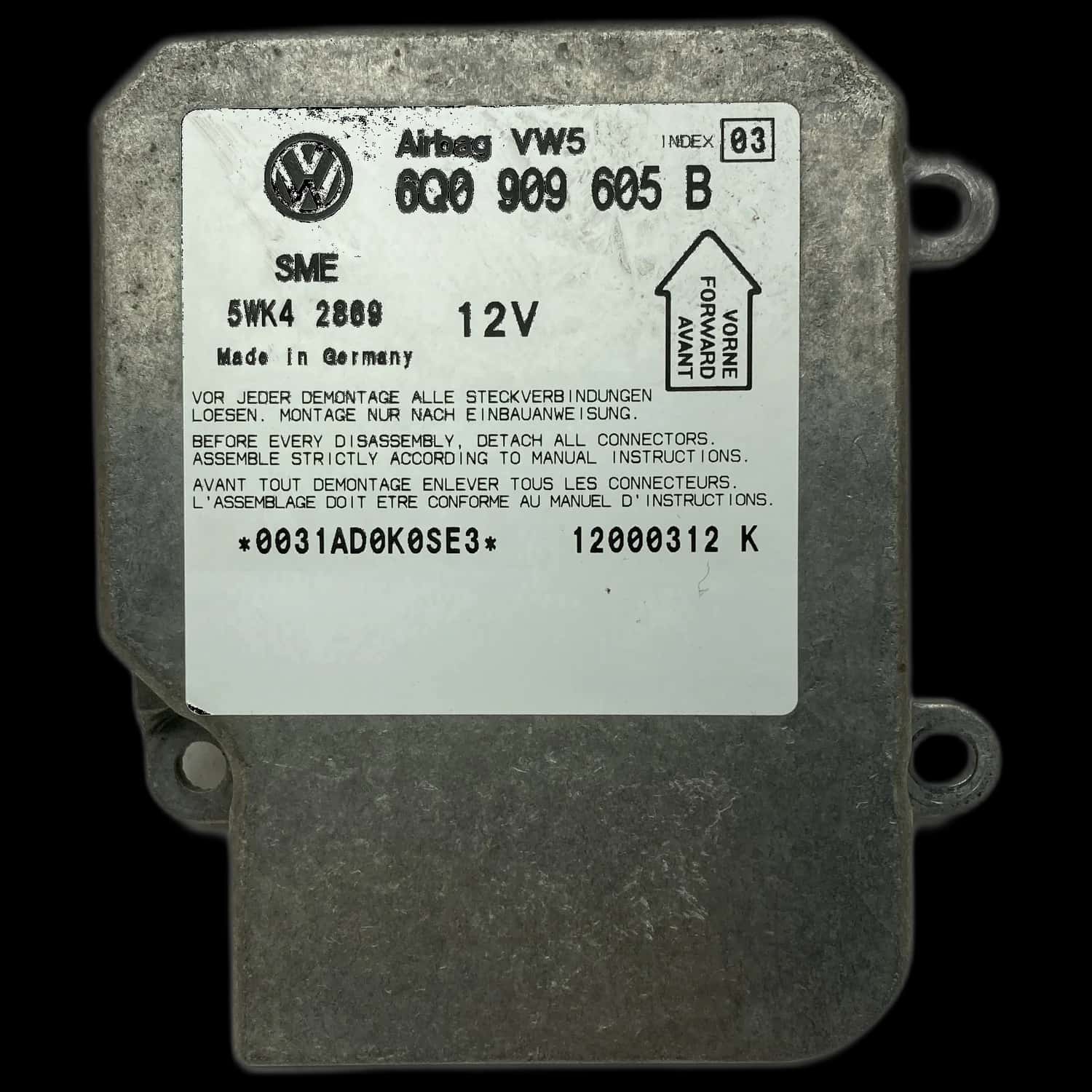 Réparation calculateur airbag Volkswagen Passat B5 GP (3BG)