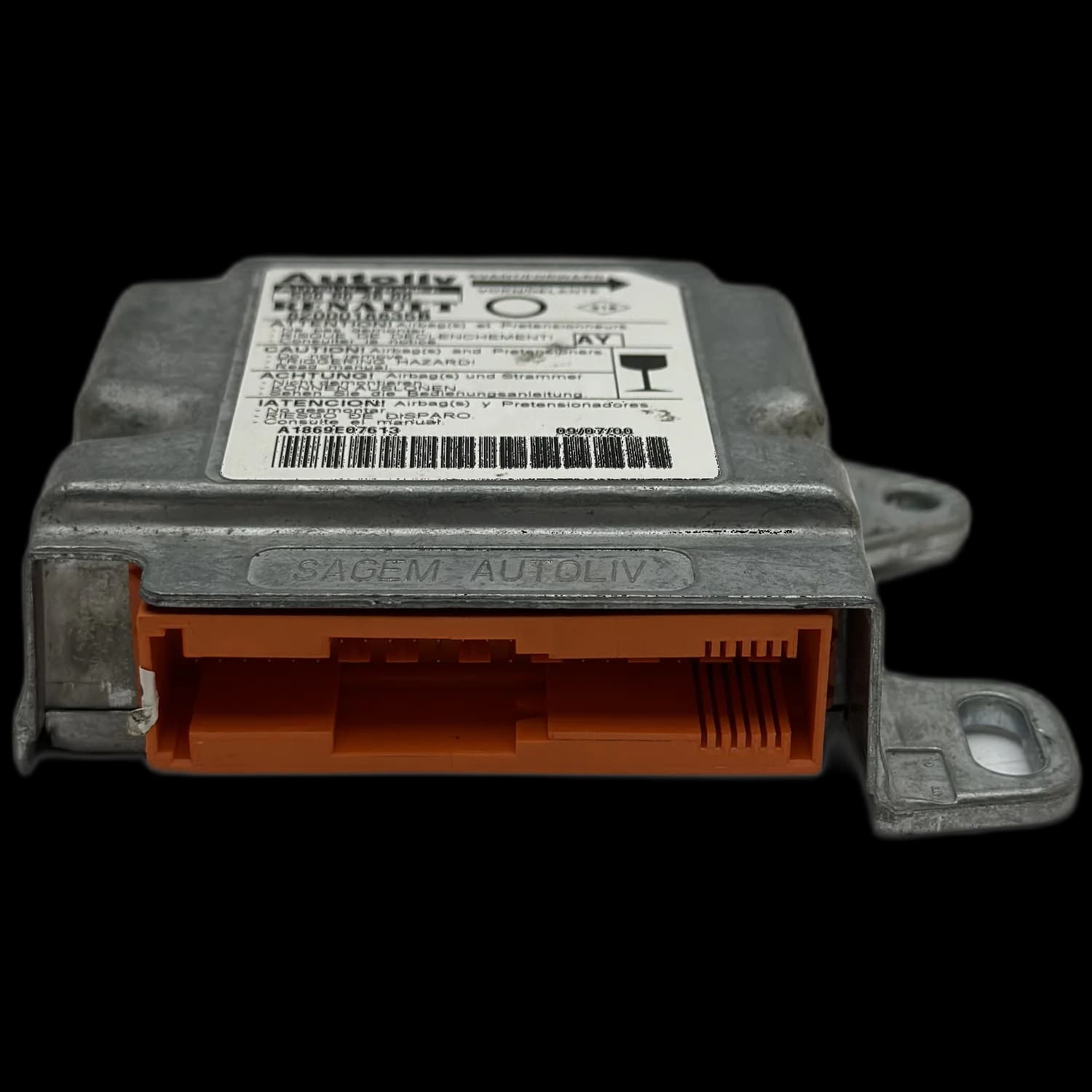 Calculateur airbag 8200018835B, Connecteur
