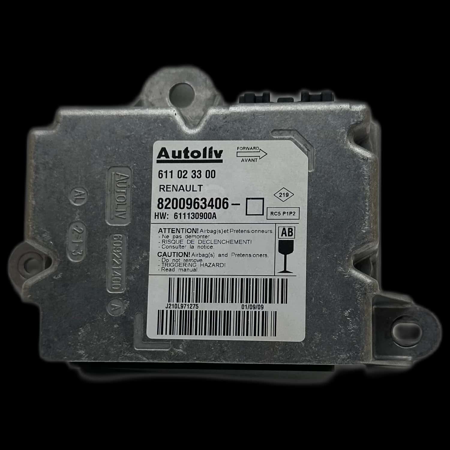 Réparation calculateur airbag Renault Modus I