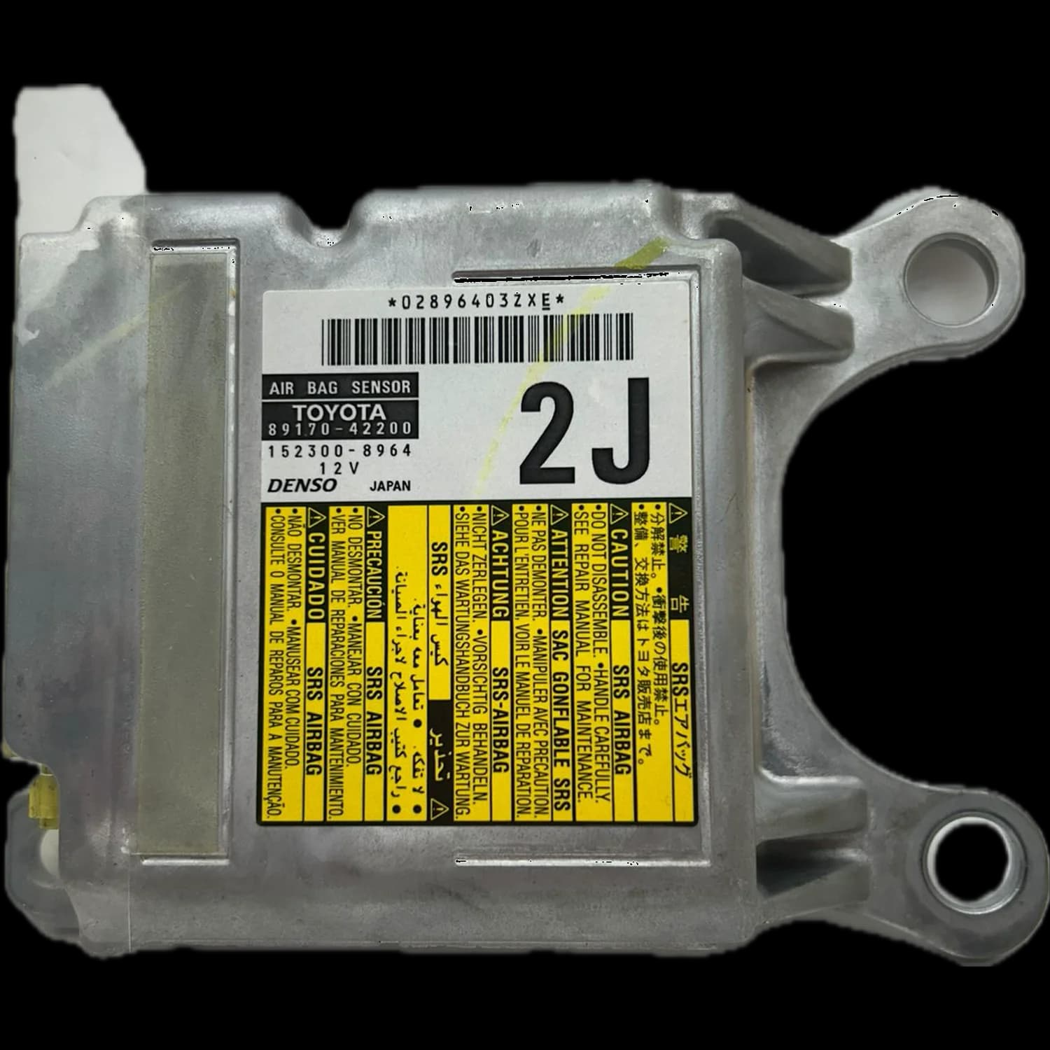 Calculateur airbag 89170-42200, Étiquette