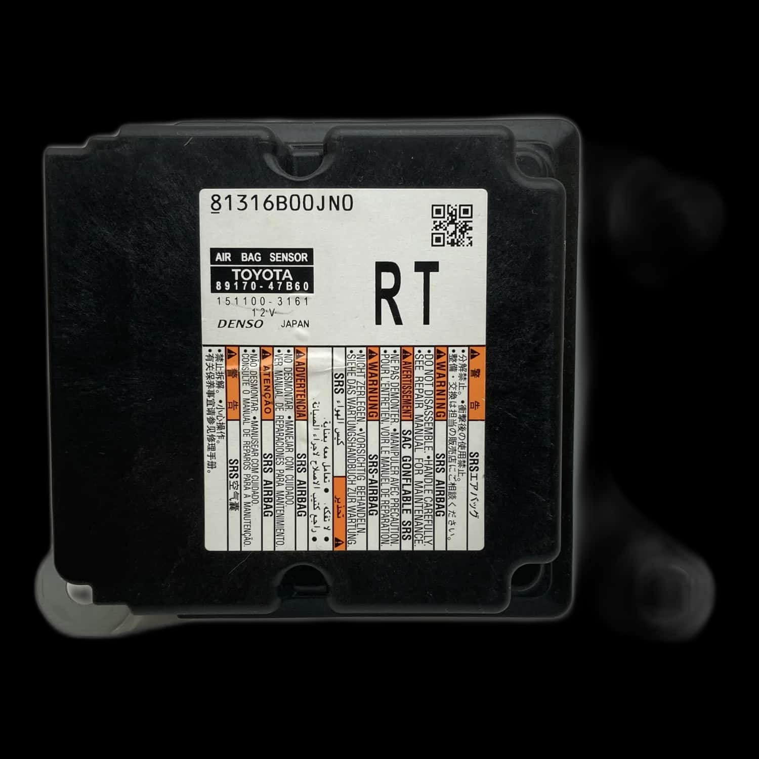 Réparation calculateur airbag Toyota Prius V XW60