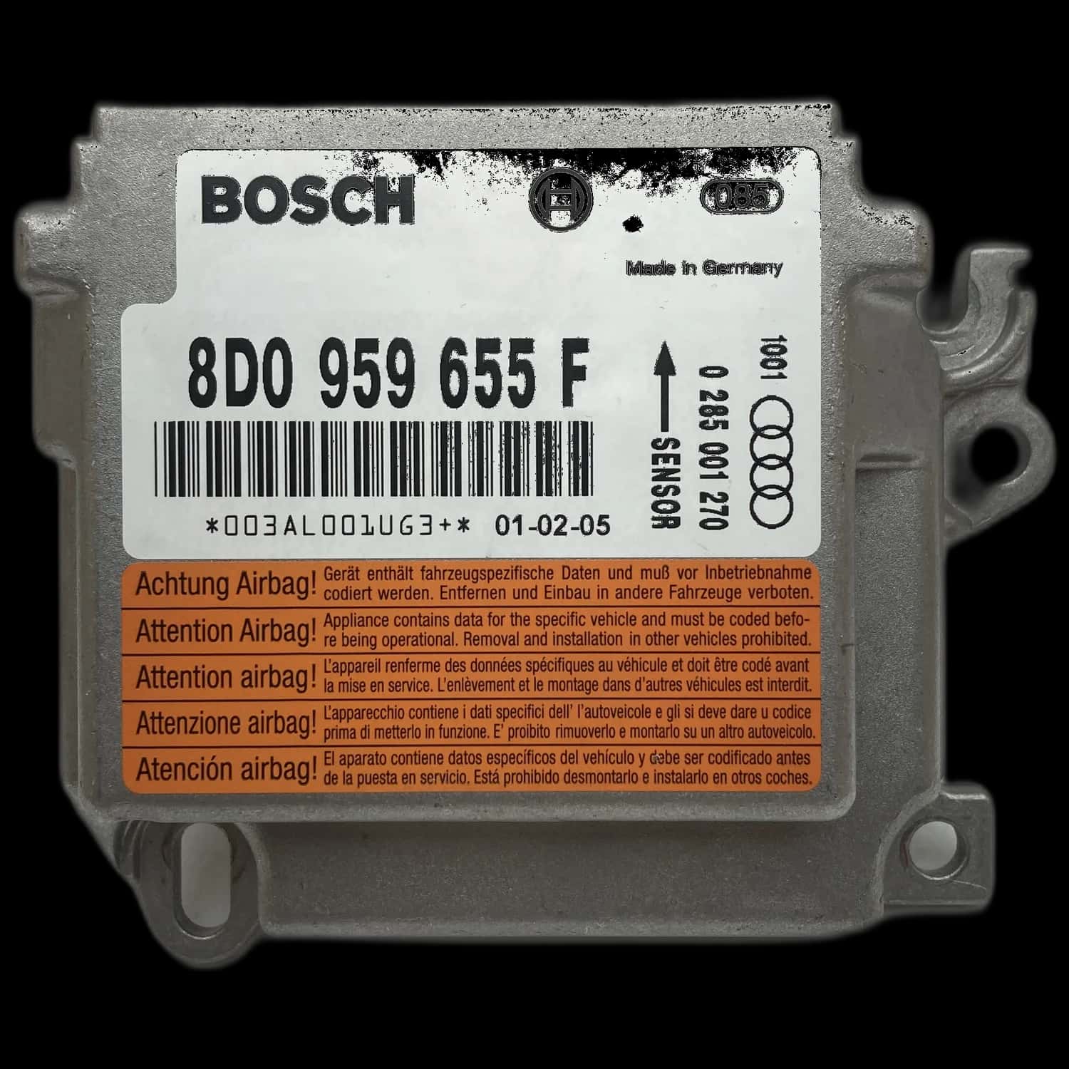 Réparation calculateur airbag Audi RS4 B5 8D