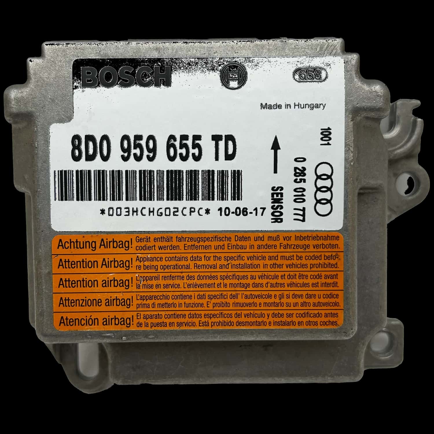 Réparation calculateur airbag Audi S4 B5 8D