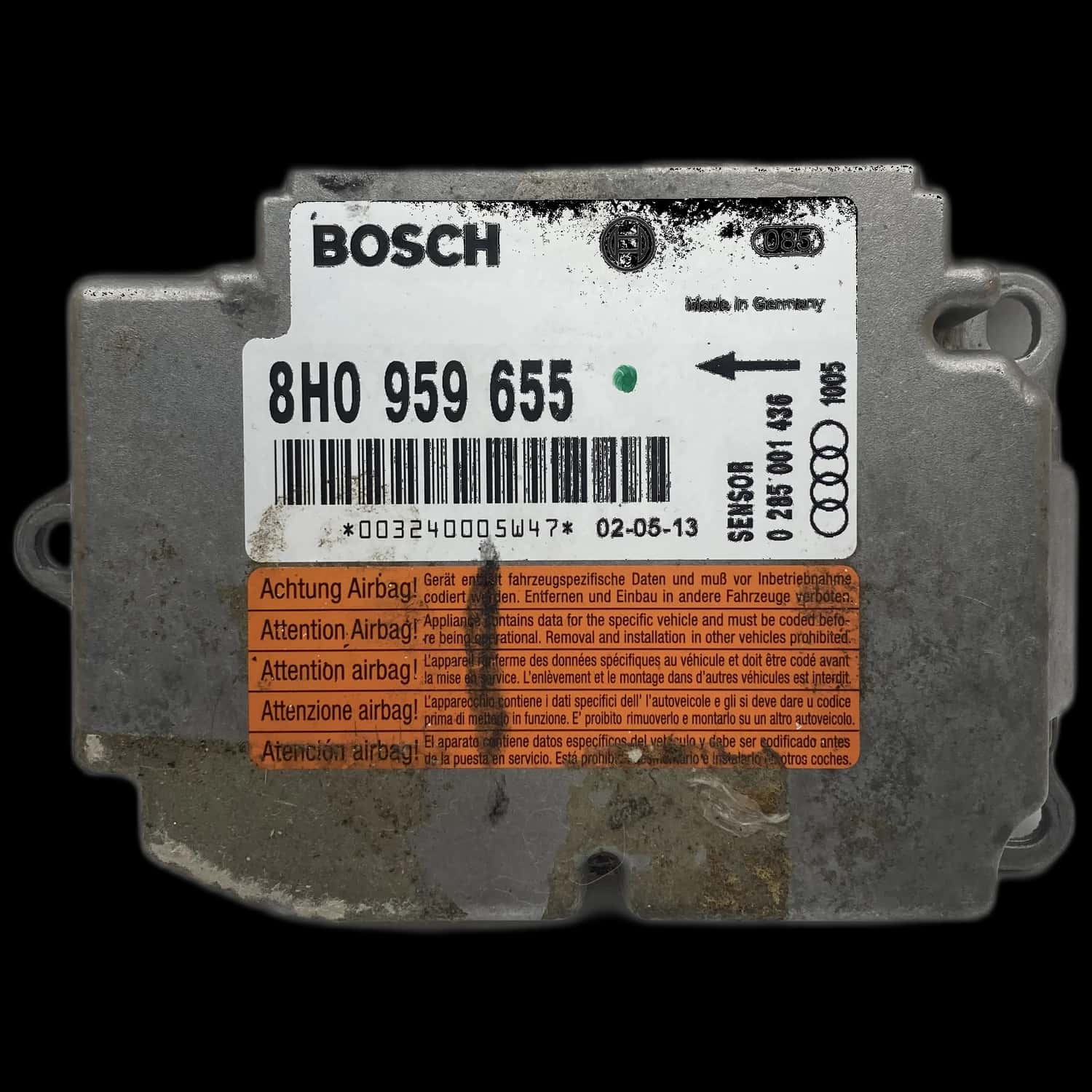 Réparation calculateur airbag Audi A4 B6 8H Cabriolet