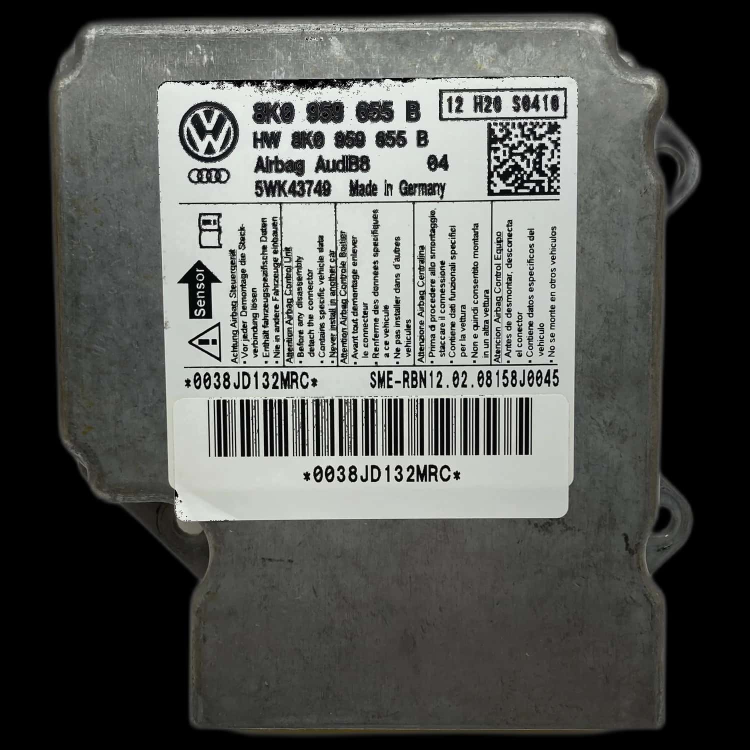 Réparation calculateur airbag Audi A4 8K Avant
