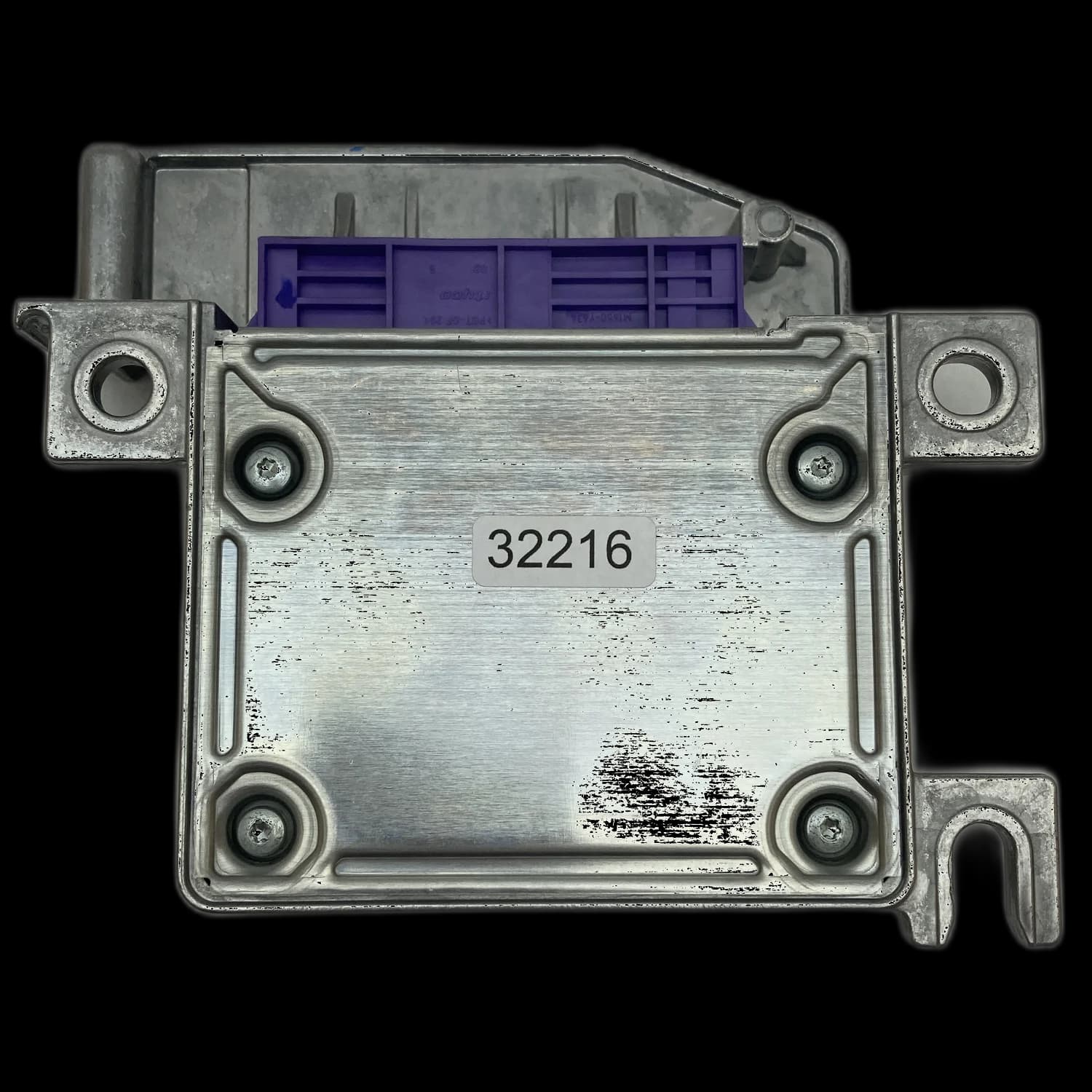 Calculateur airbag 93 162 255 ZW, Face arrière