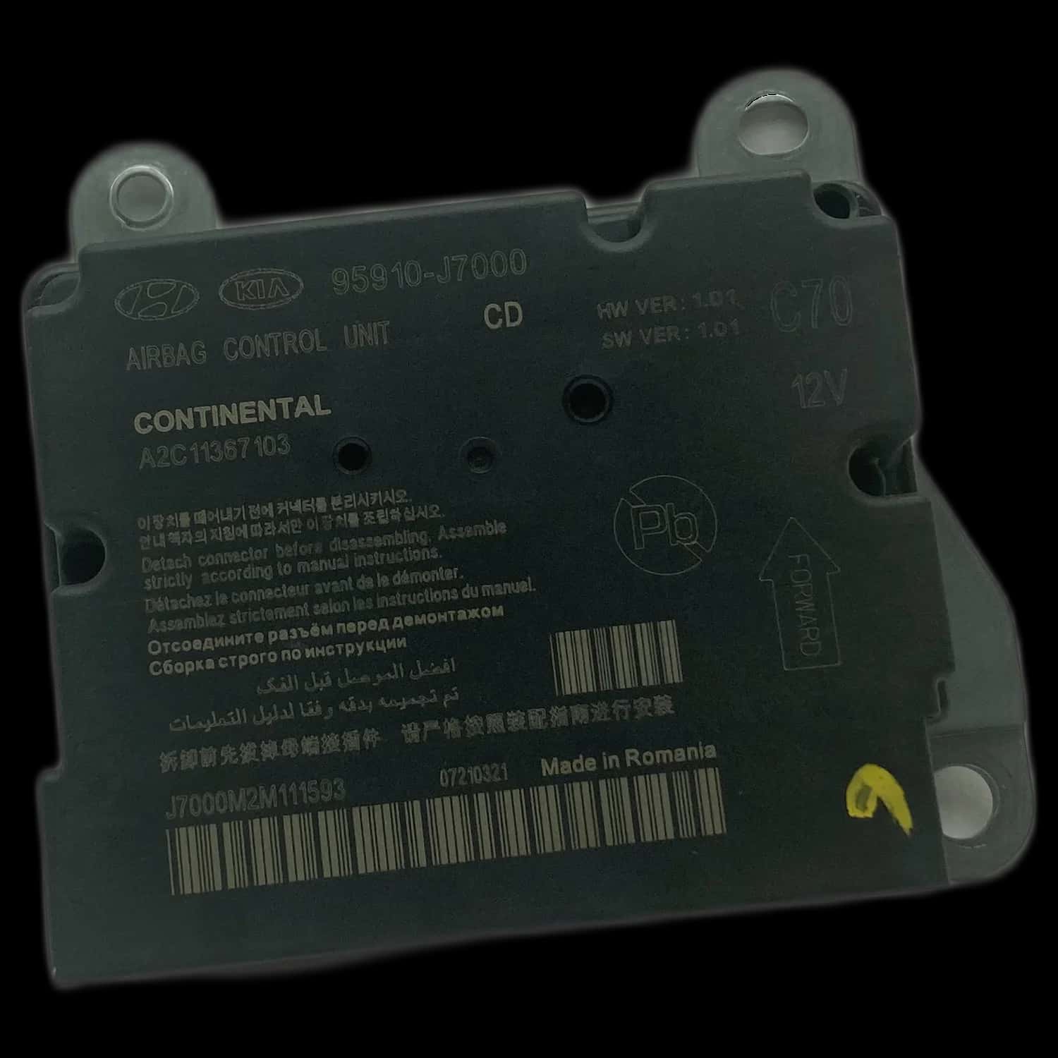 Réparation calculateur airbag Kia cee'd CD