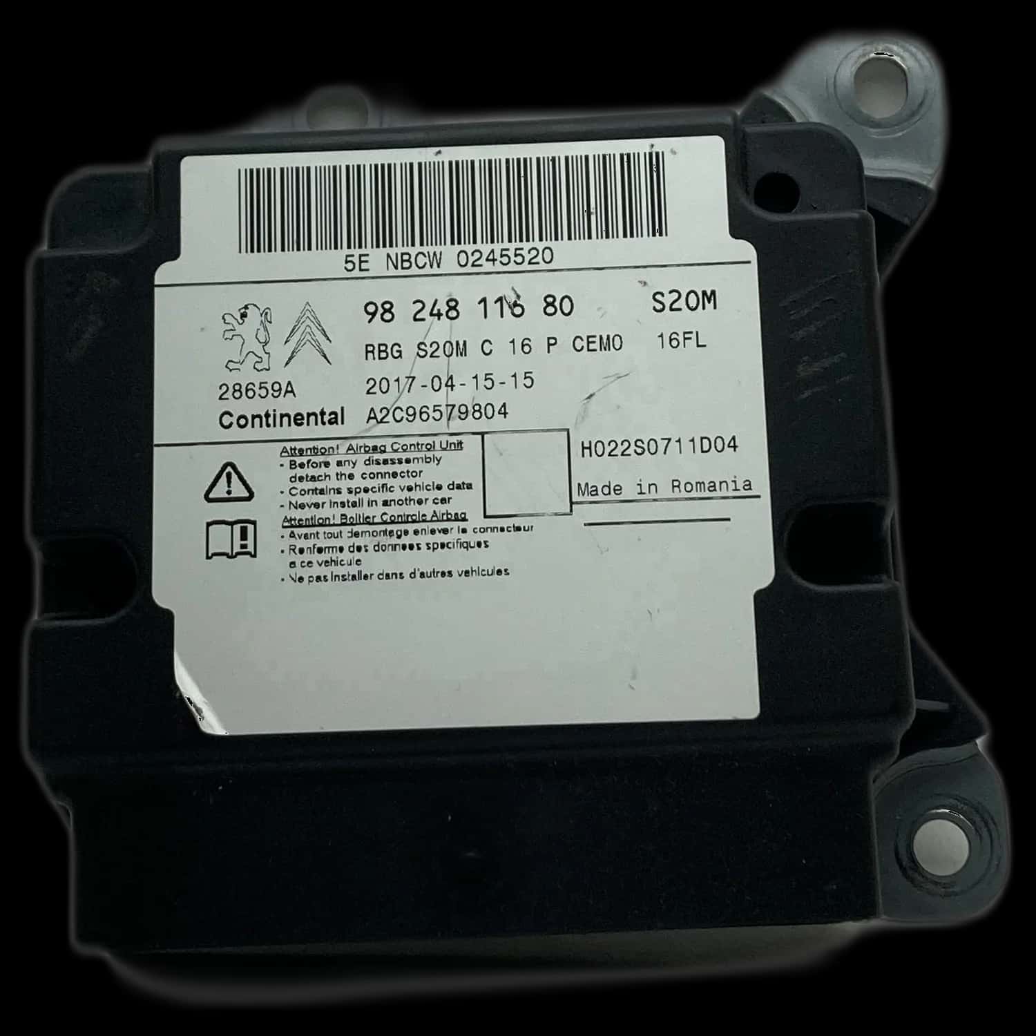Réparation calculateur airbag Opel Grandland B