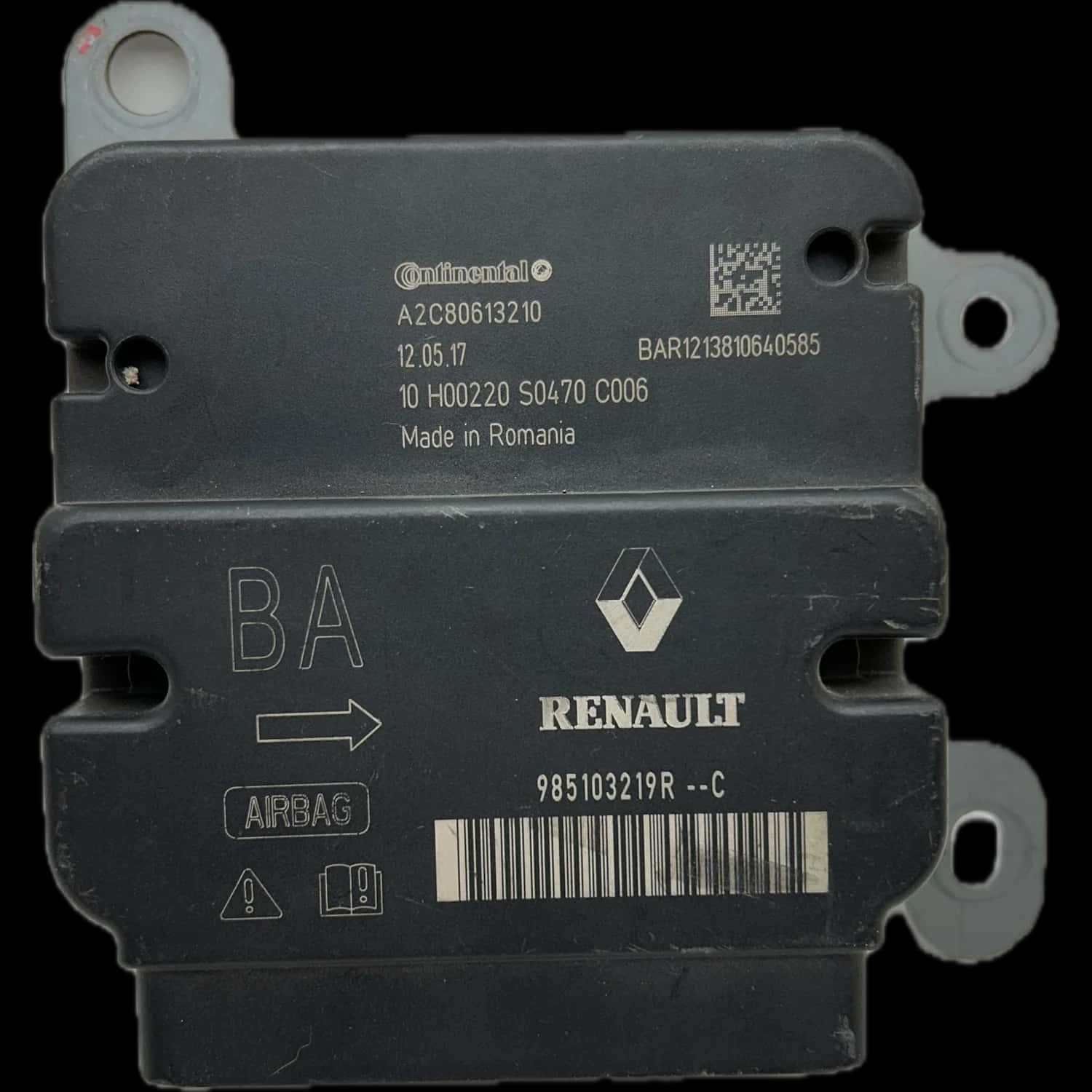 Réparation calculateur airbag Dacia Dokker I