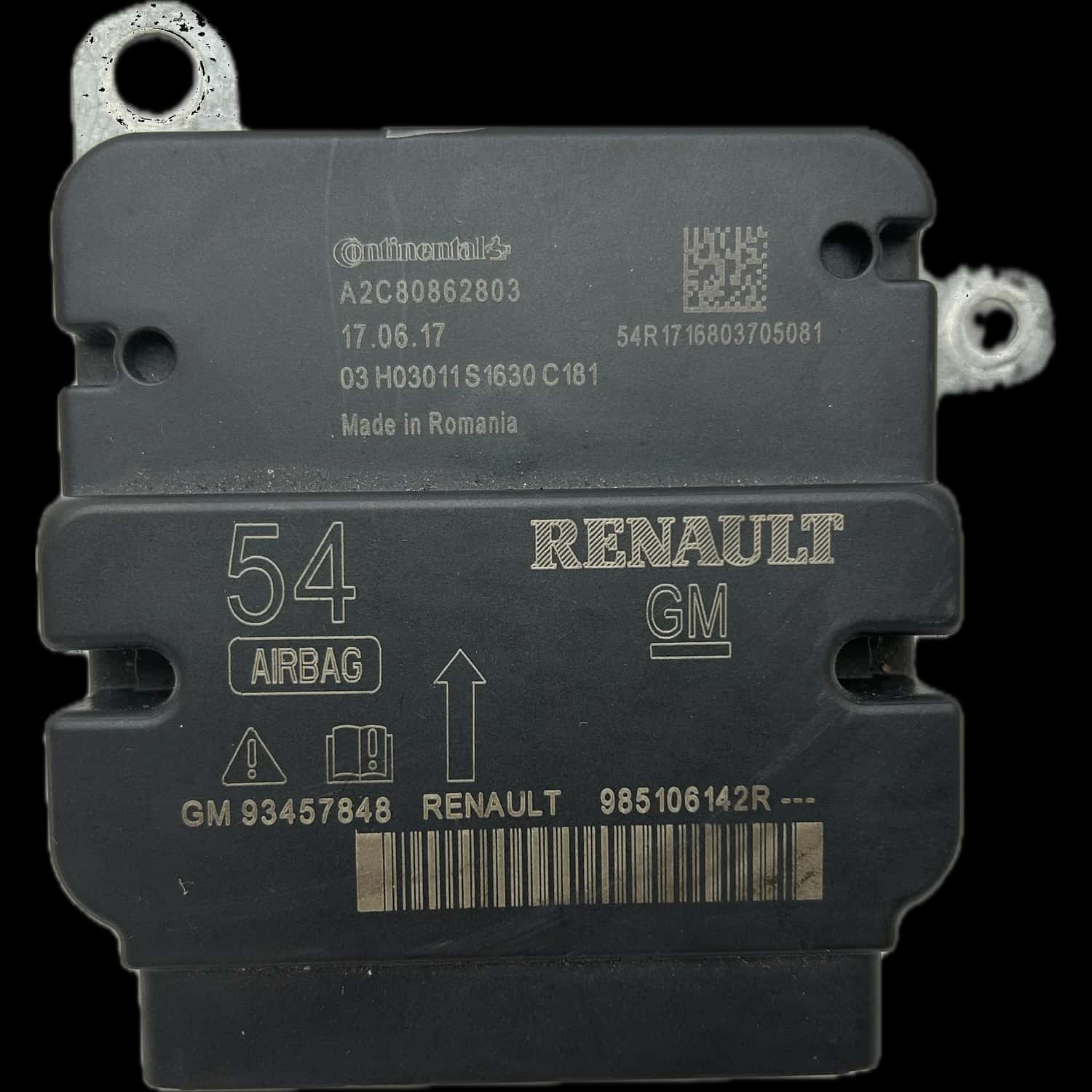 Réparation calculateur airbag Nissan Primastar X82