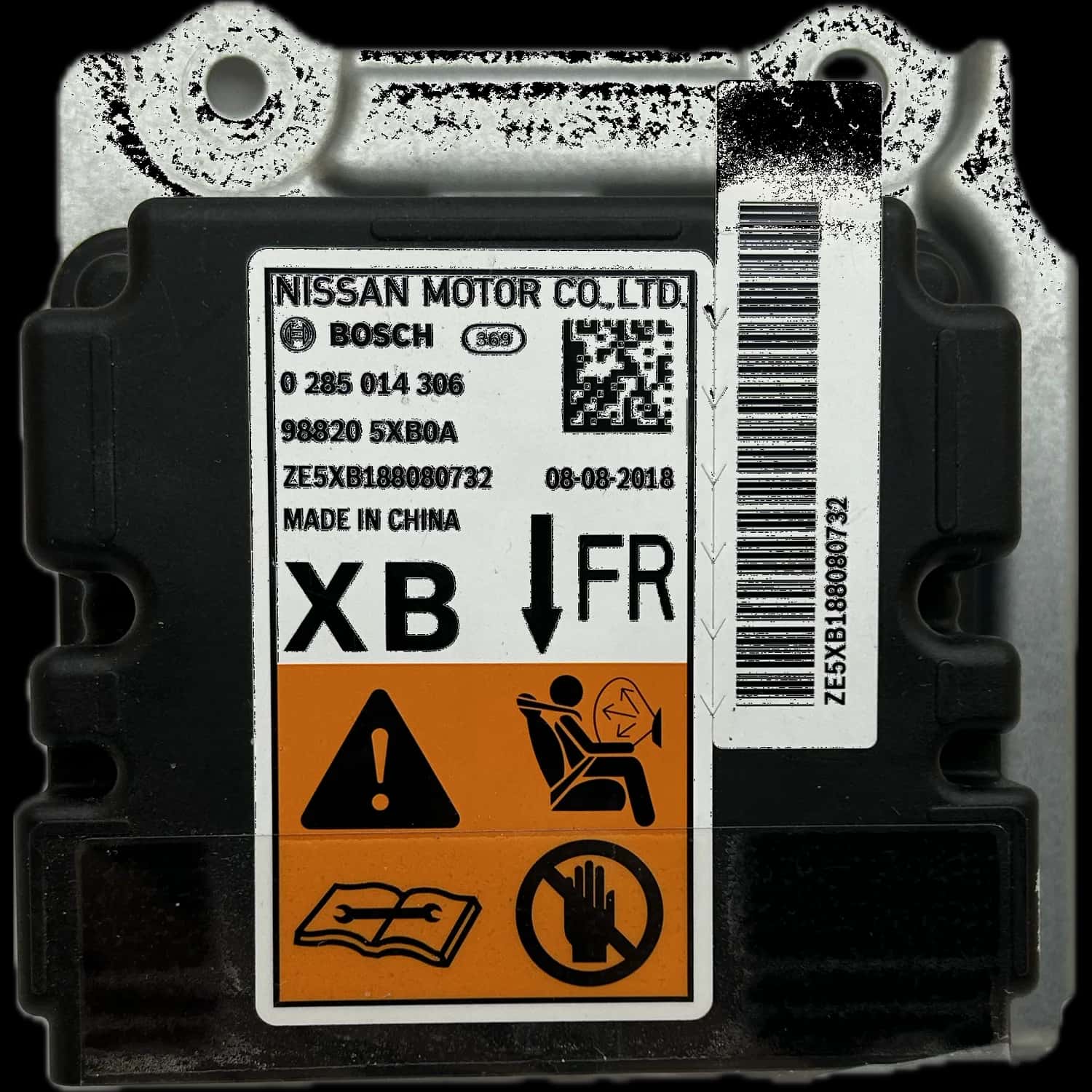 Réparation calculateur airbag Nissan Navara D23
