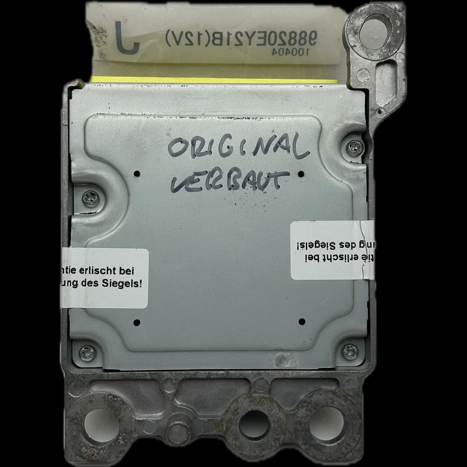 Calculateur airbag 98820EY21B, Face arrière