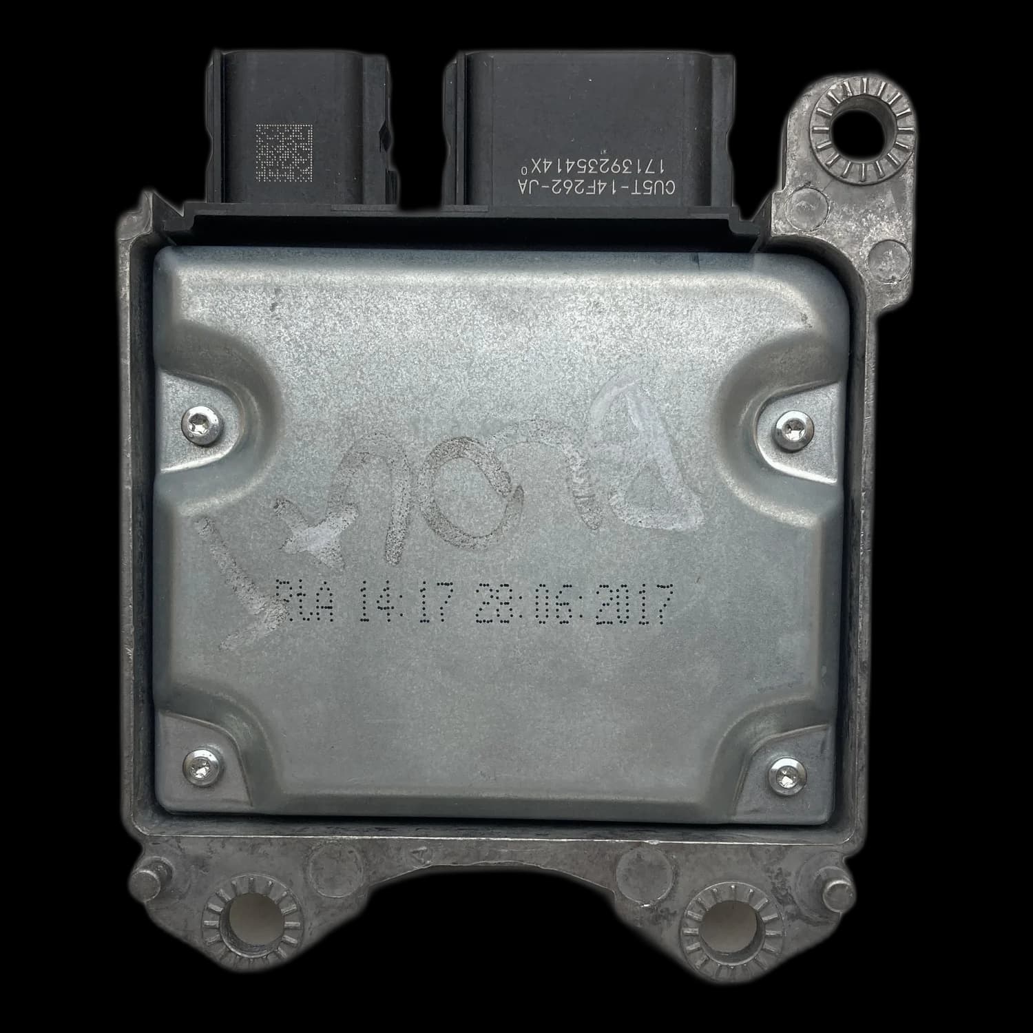 Calculateur airbag GK2T-14B321-AC, Face arrière