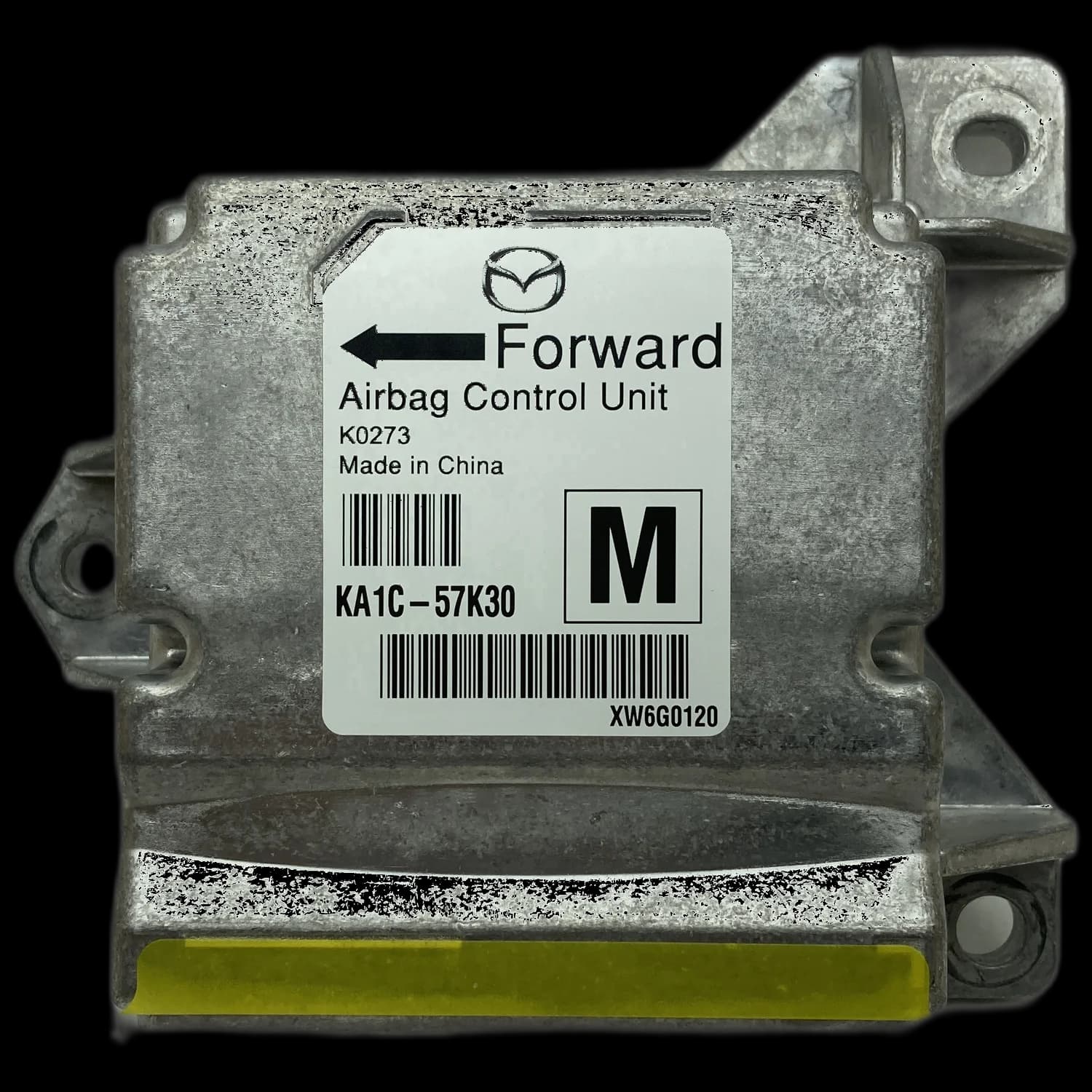 Calculateur airbag KA1C-57K30, Étiquette