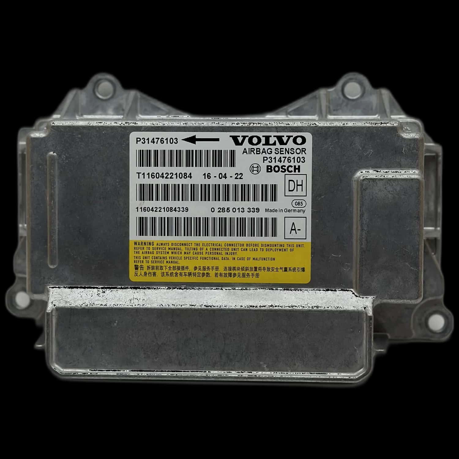 Réparation calculateur airbag Volvo S60 Y20