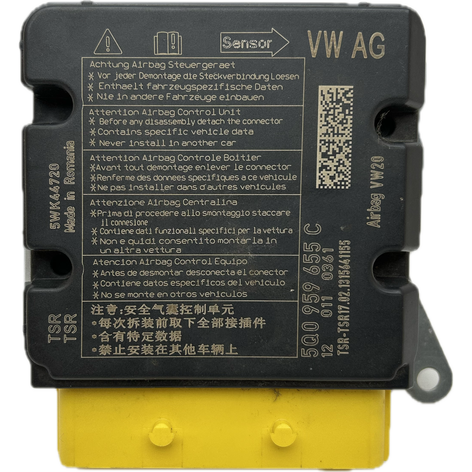 Volkswagen Tiguan AD1 Airbag-Steuergerät Reparatur