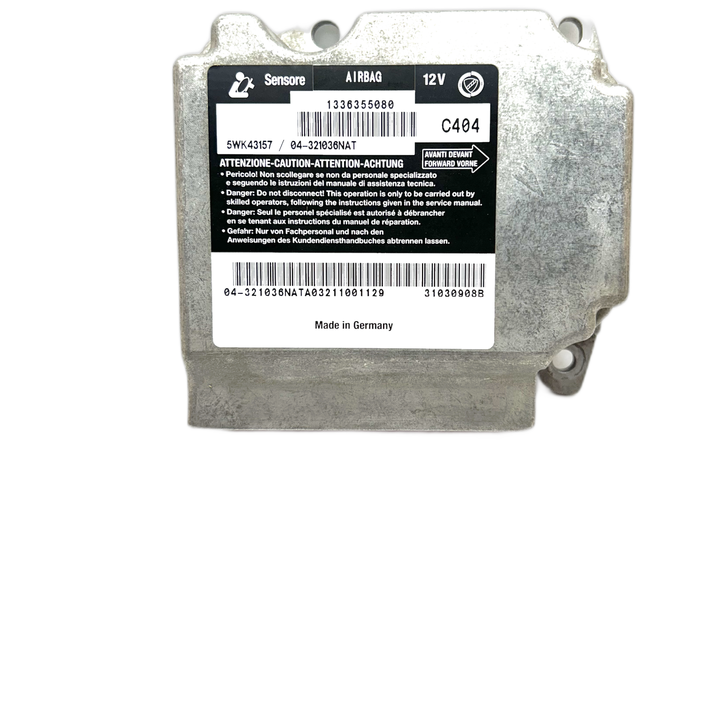 Fiat Ducato 250 Airbag-Steuergerät Reparatur