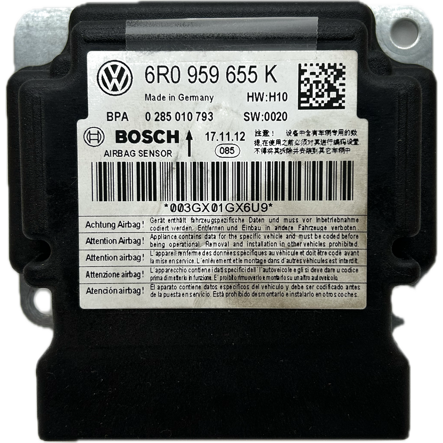 Seat Ibiza Mk5 Airbag-Steuergerät Reparatur