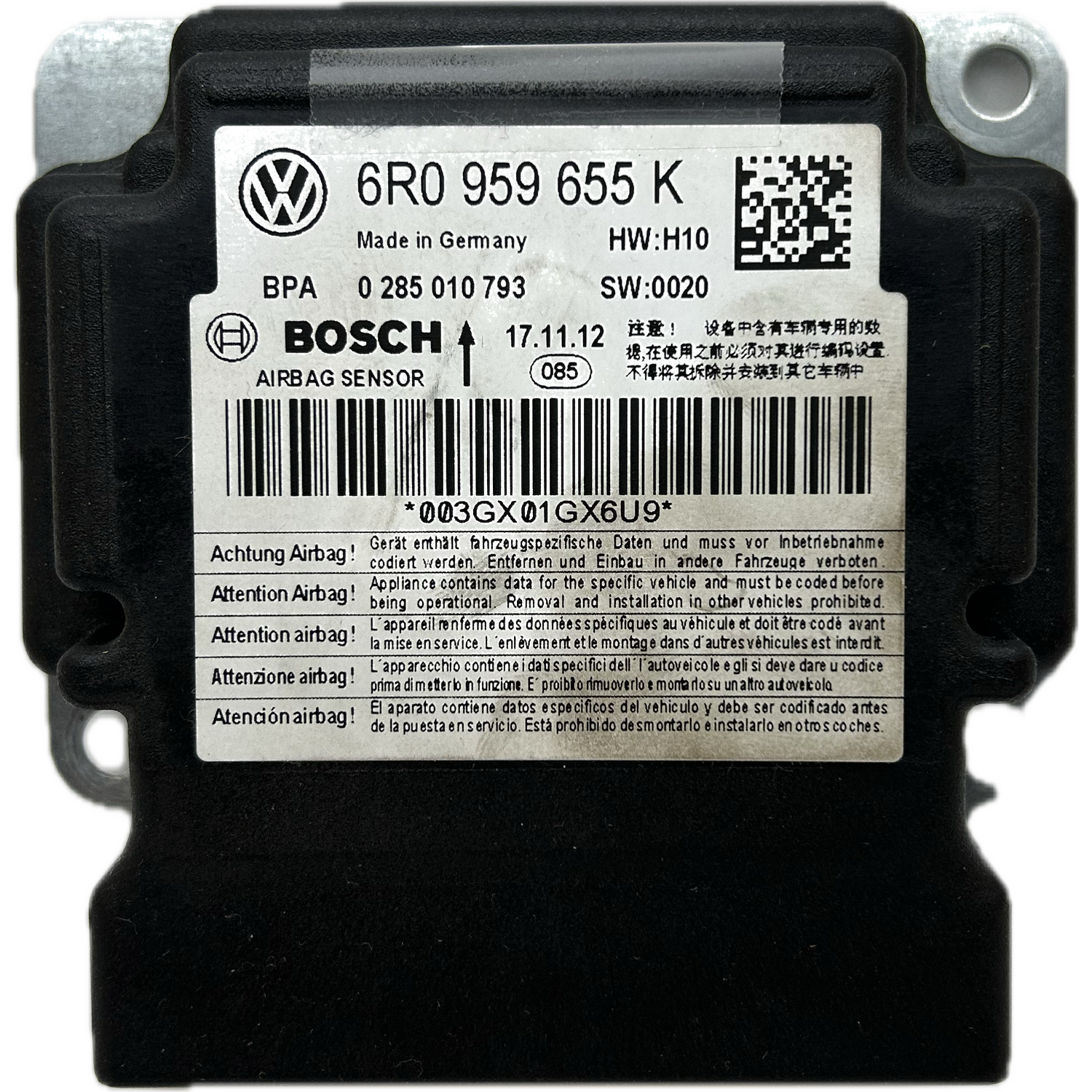 Seat Ibiza Mk5 Airbag-Steuergerät Reparatur