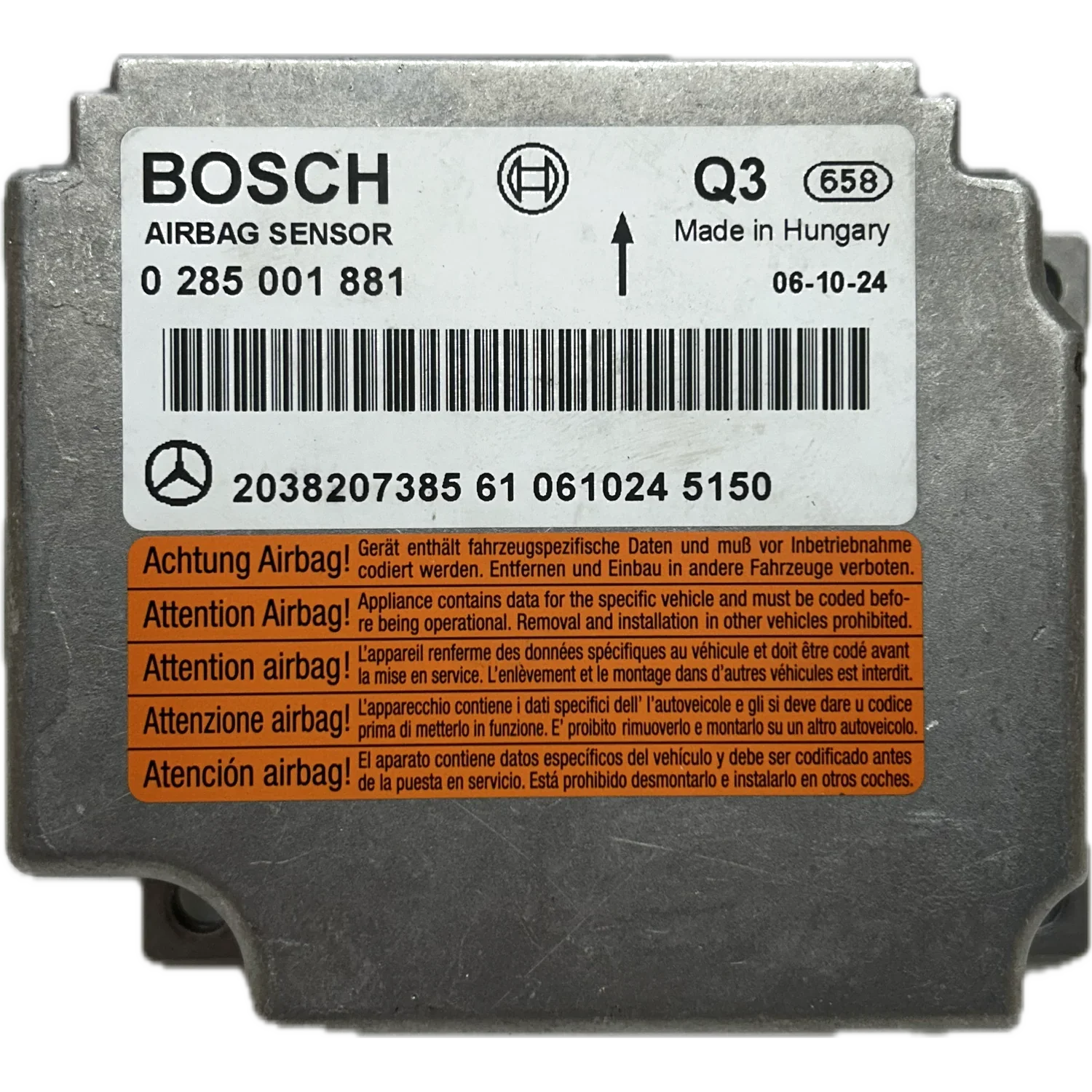 Mercedes-Benz C-Klasse W203 Airbag-Steuergerät Reparatur