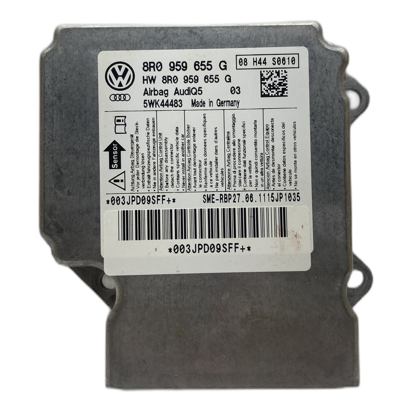 Audi Q5 8R Airbag-Steuergerät Reparatur