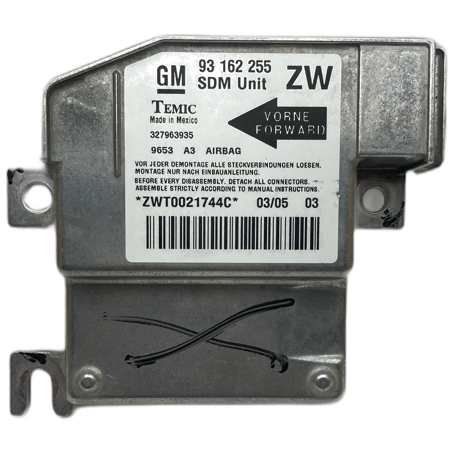 Opel Tigra A Airbag-Steuergerät Reparatur