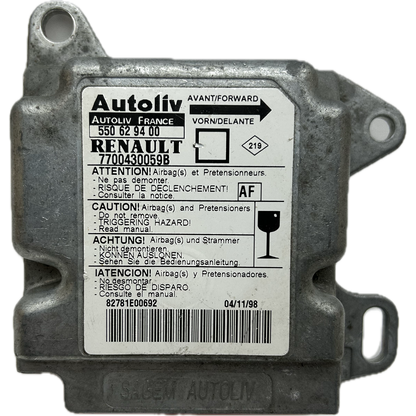 Renault Twingo III Airbag-Steuergerät Reparatur