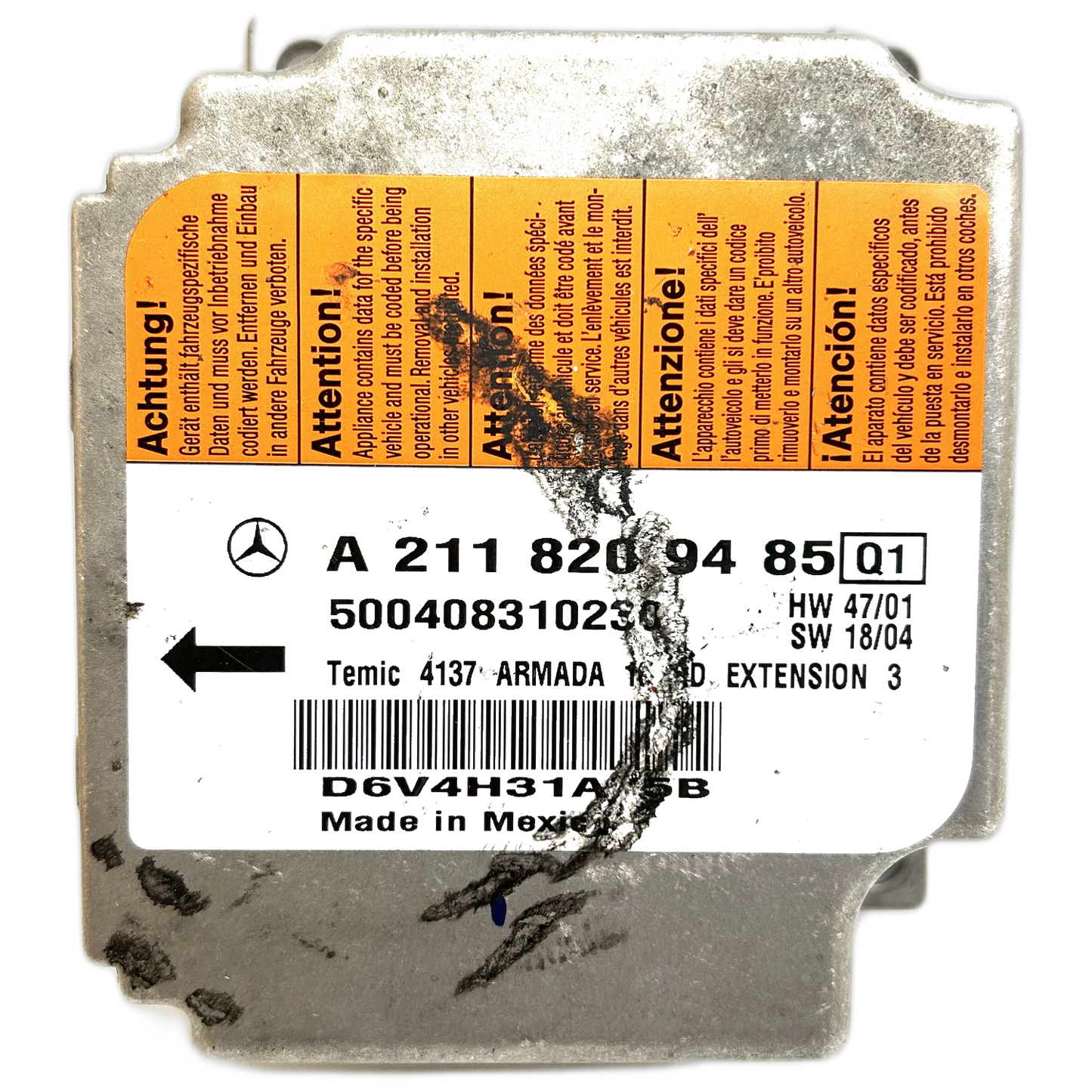 Mercedes-Benz E-Klasse W211 Airbag-Steuergerät Reparatur