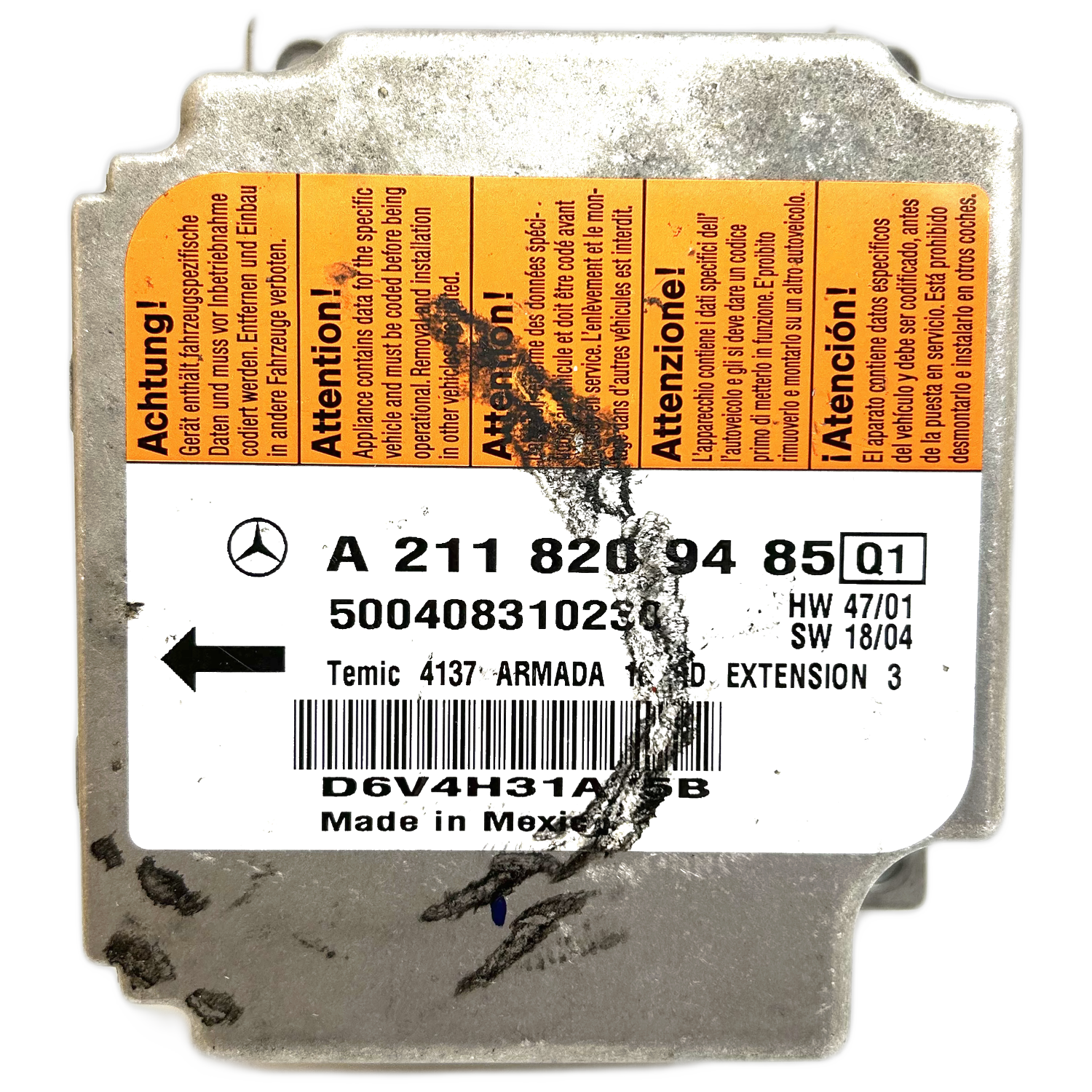 Mercedes-Benz E-Klasse W211 Airbag-Steuergerät Reparatur