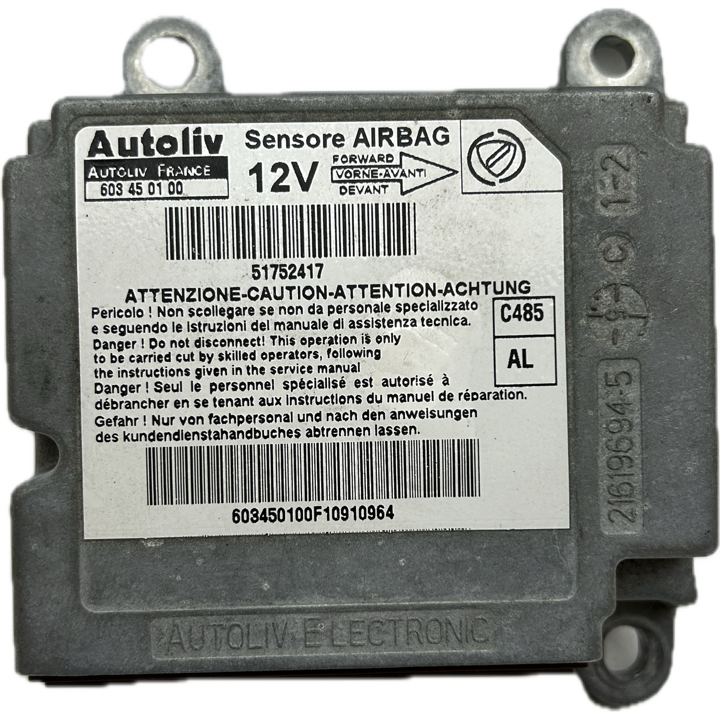 Lancia Ypsilon 312 Airbag-Steuergerät Reparatur