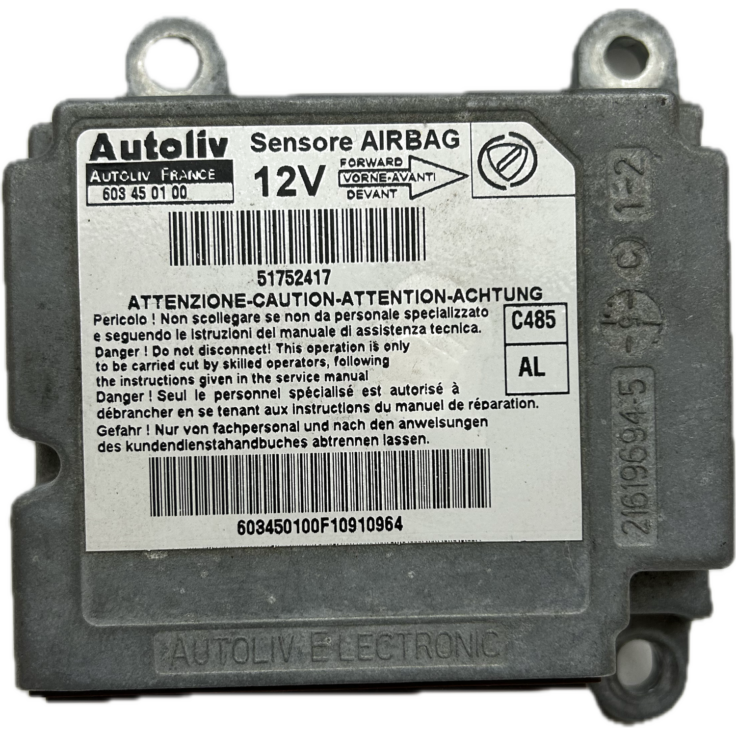 Lancia Ypsilon 312 Airbag-Steuergerät Reparatur