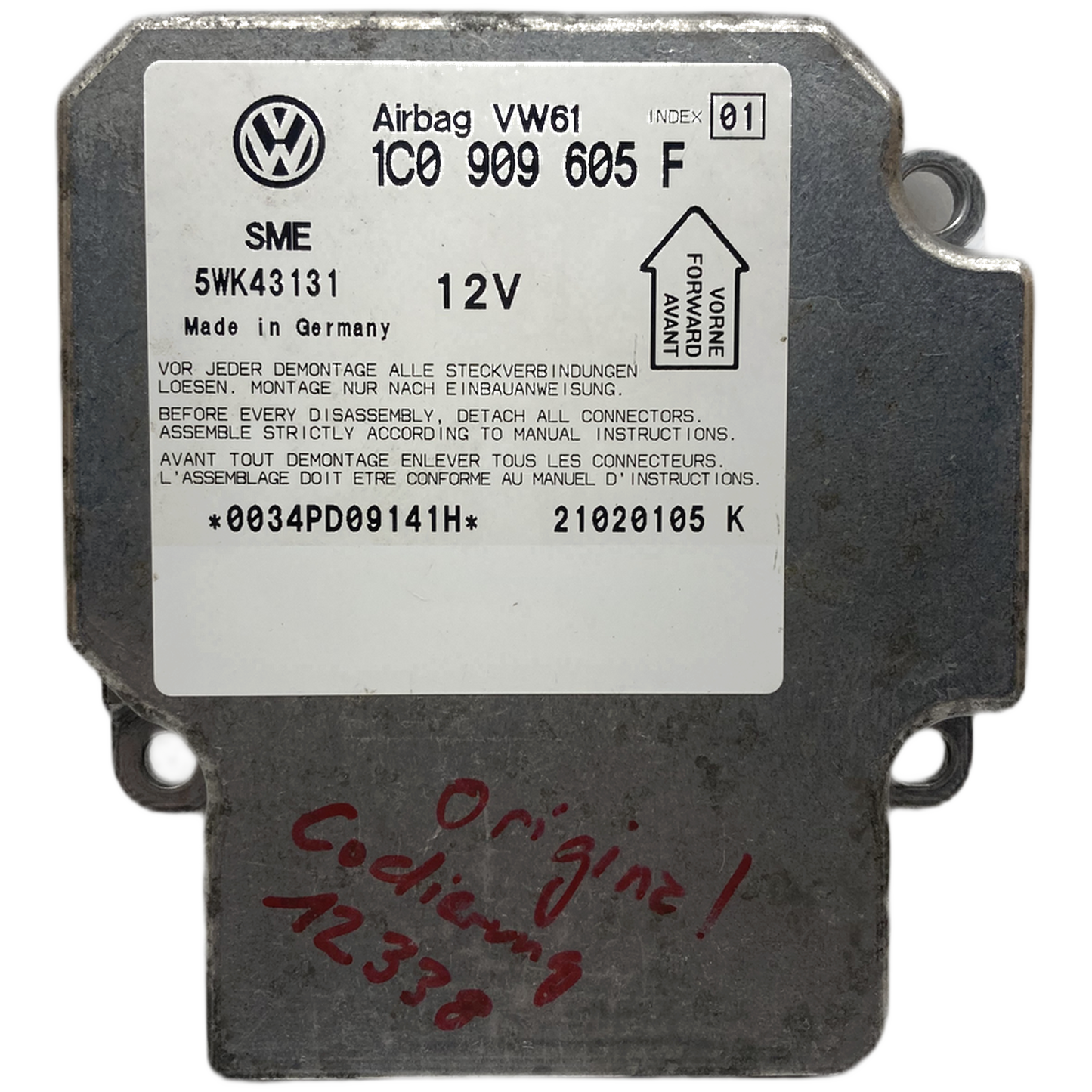 Volkswagen Golf 4 1J Airbag-Steuergerät Reparatur