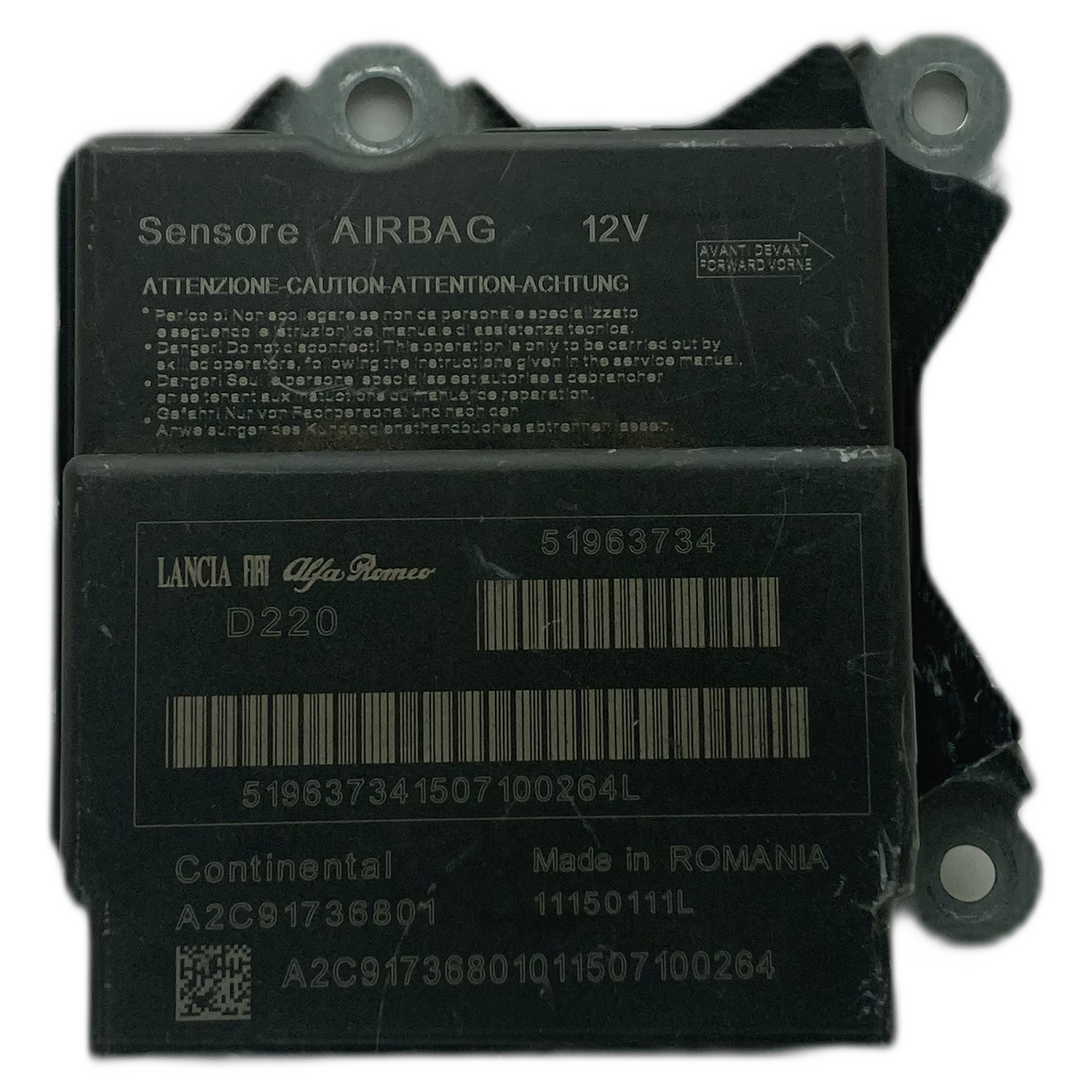 Fiat 500 312 Airbag-Steuergerät Reparatur