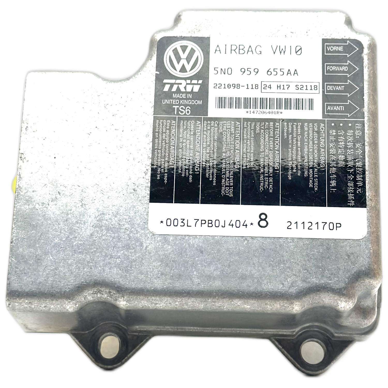 Volkswagen Tiguan 5N Airbag-Steuergerät Reparatur