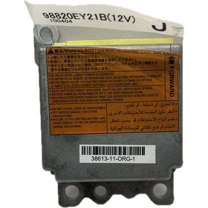 Nissan Qashqai J10 Airbag-Steuergerät Reparatur