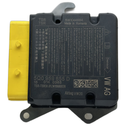 Volkswagen Golf 7 (AU) Airbag-Steuergerät Reparatur