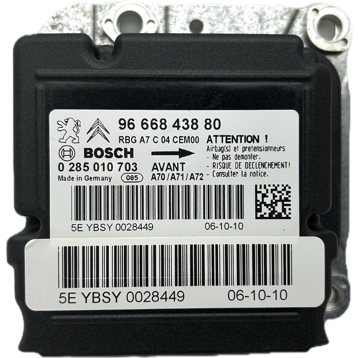 Peugeot 207 I Airbag-Steuergerät Reparatur