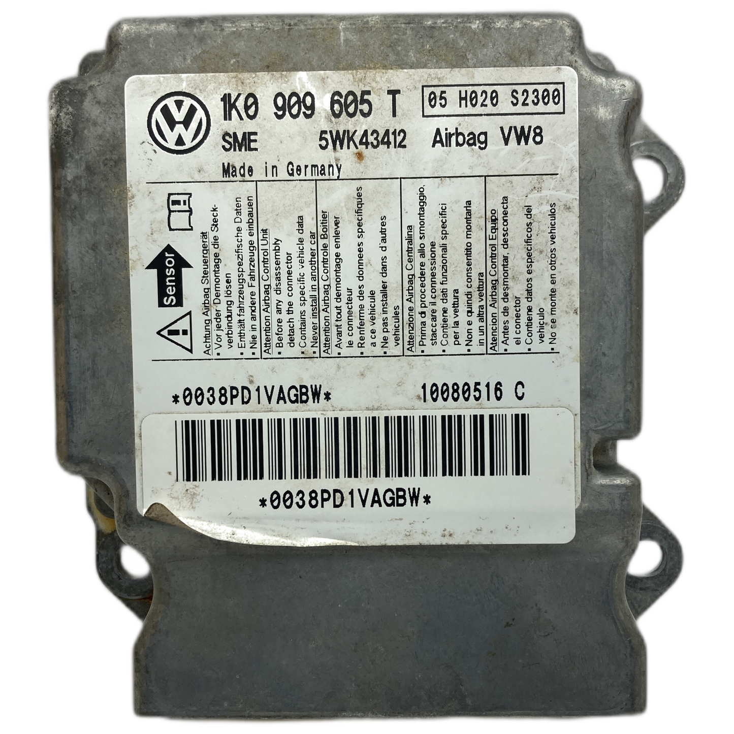 Volkswagen Golf Plus Mk5 Airbag-Steuergerät Reparatur