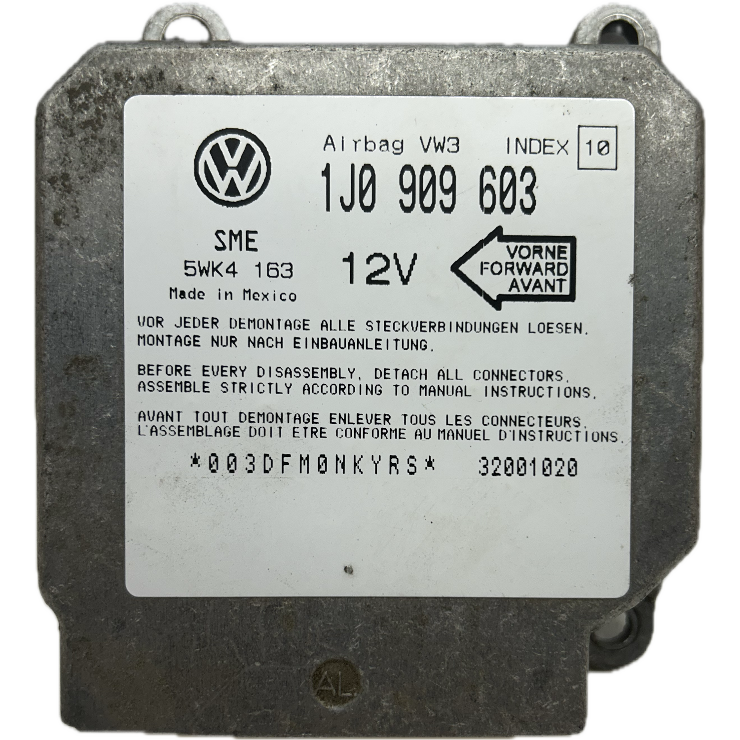 Volkswagen Golf Variant Mk4 Airbag-Steuergerät Reparatur