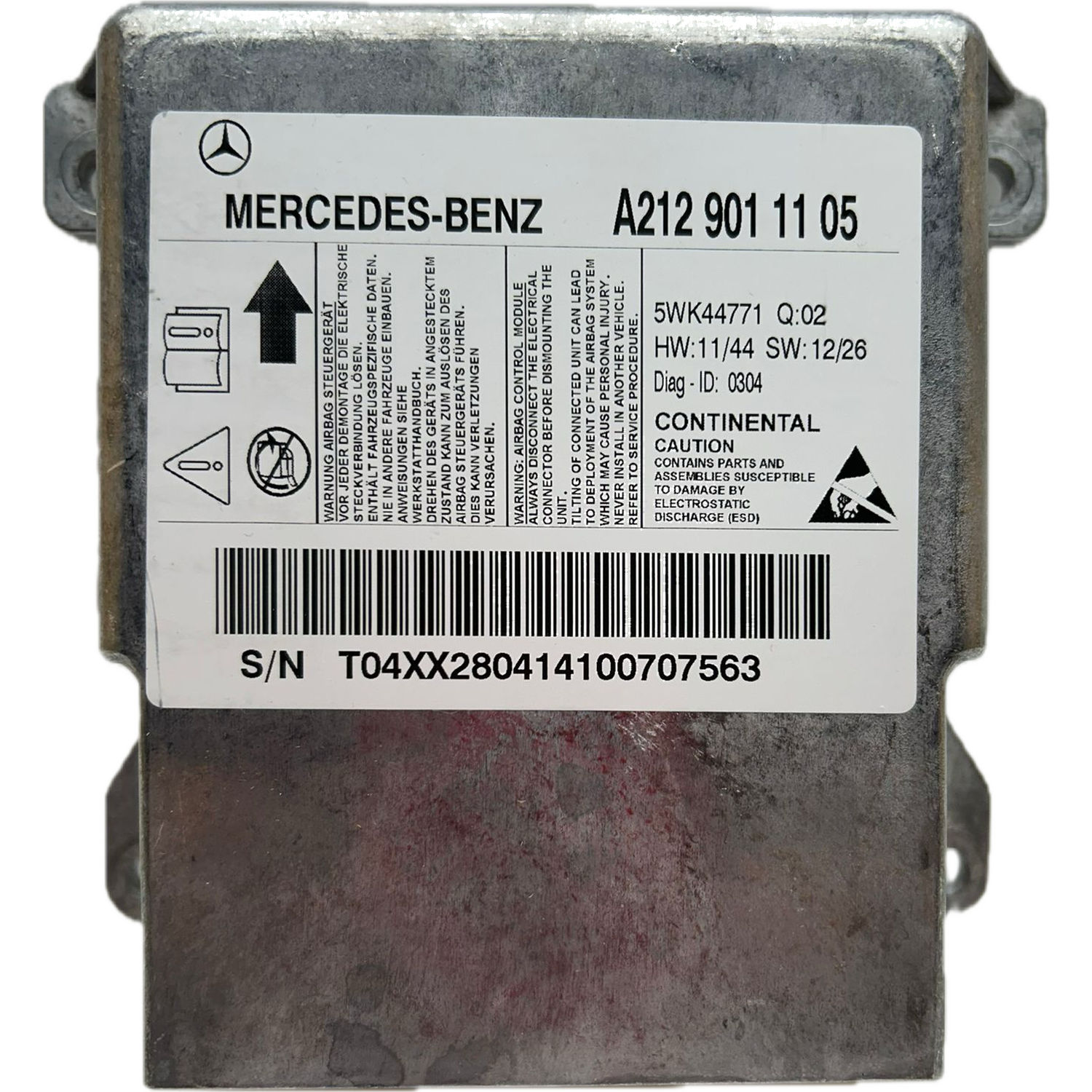 Mercedes-Benz E-Klasse W212 Airbag-Steuergerät Reparatur