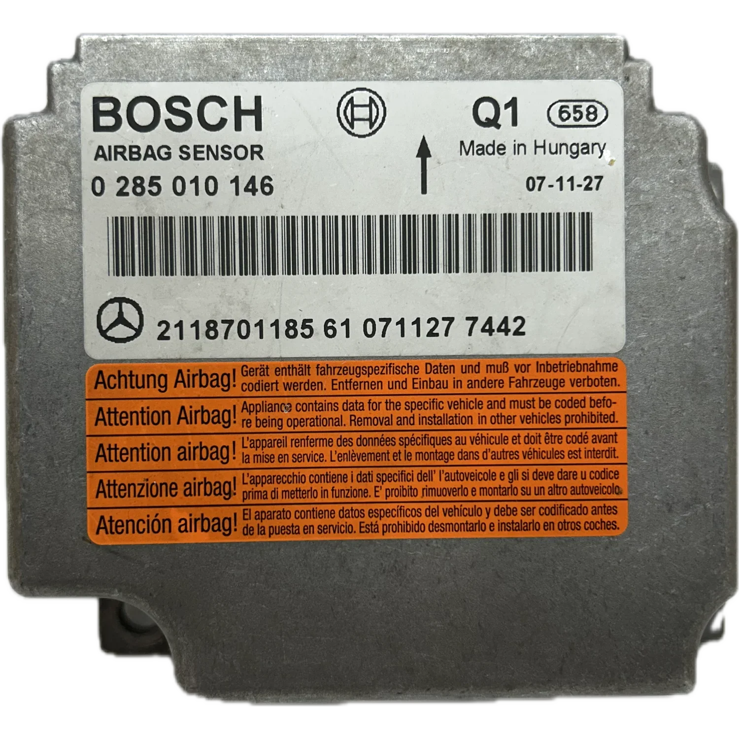 Mercedes-Benz CLS C219 Airbag-Steuergerät Reparatur