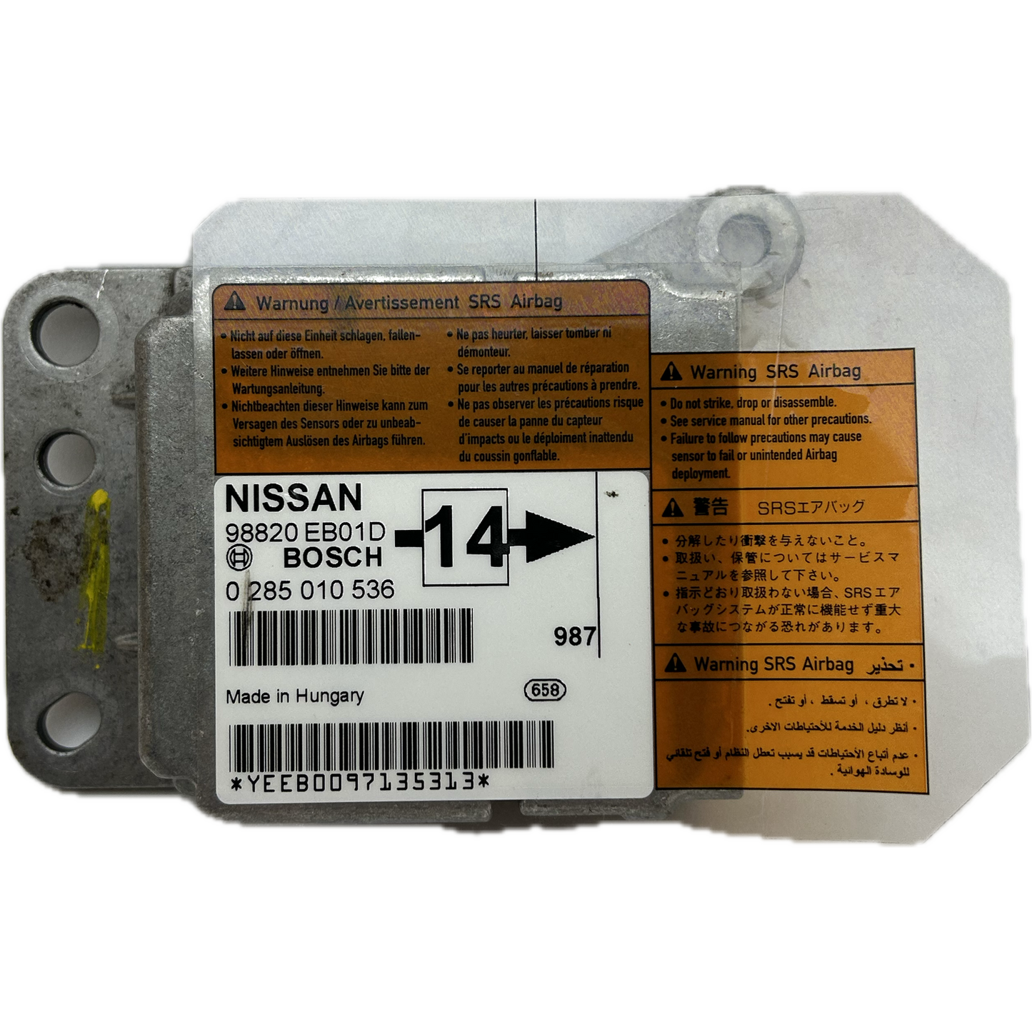 Nissan Navara D22 Airbag-Steuergerät Reparatur