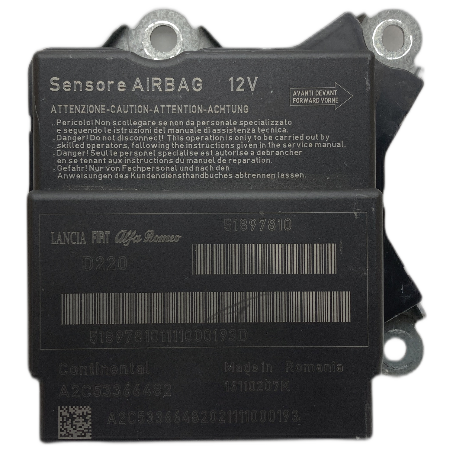 Fiat 500 330 Airbag-Steuergerät Reparatur