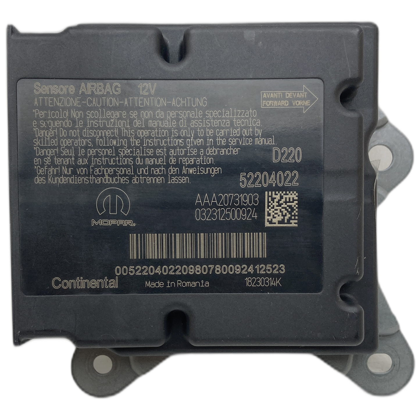 Fiat 500 330 Airbag-Steuergerät Reparatur