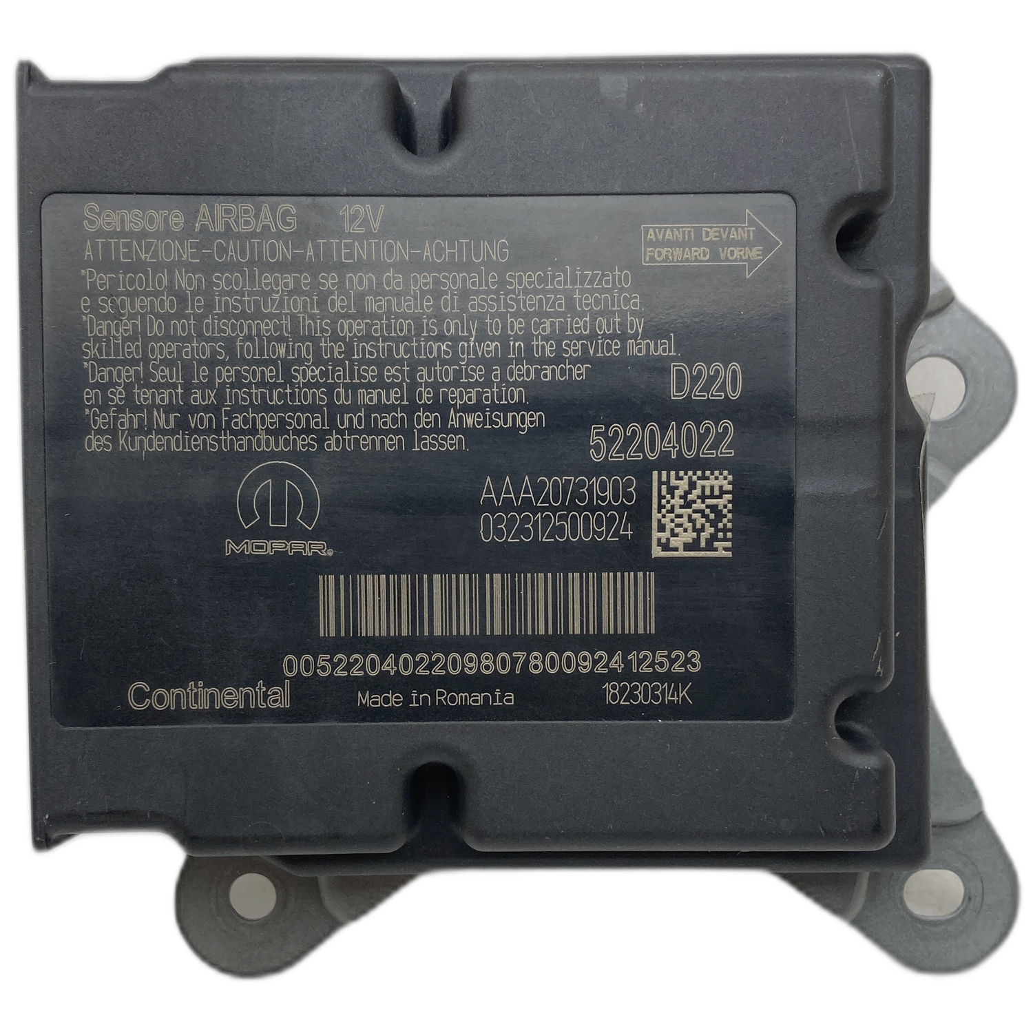 Fiat 500 330 Airbag-Steuergerät Reparatur